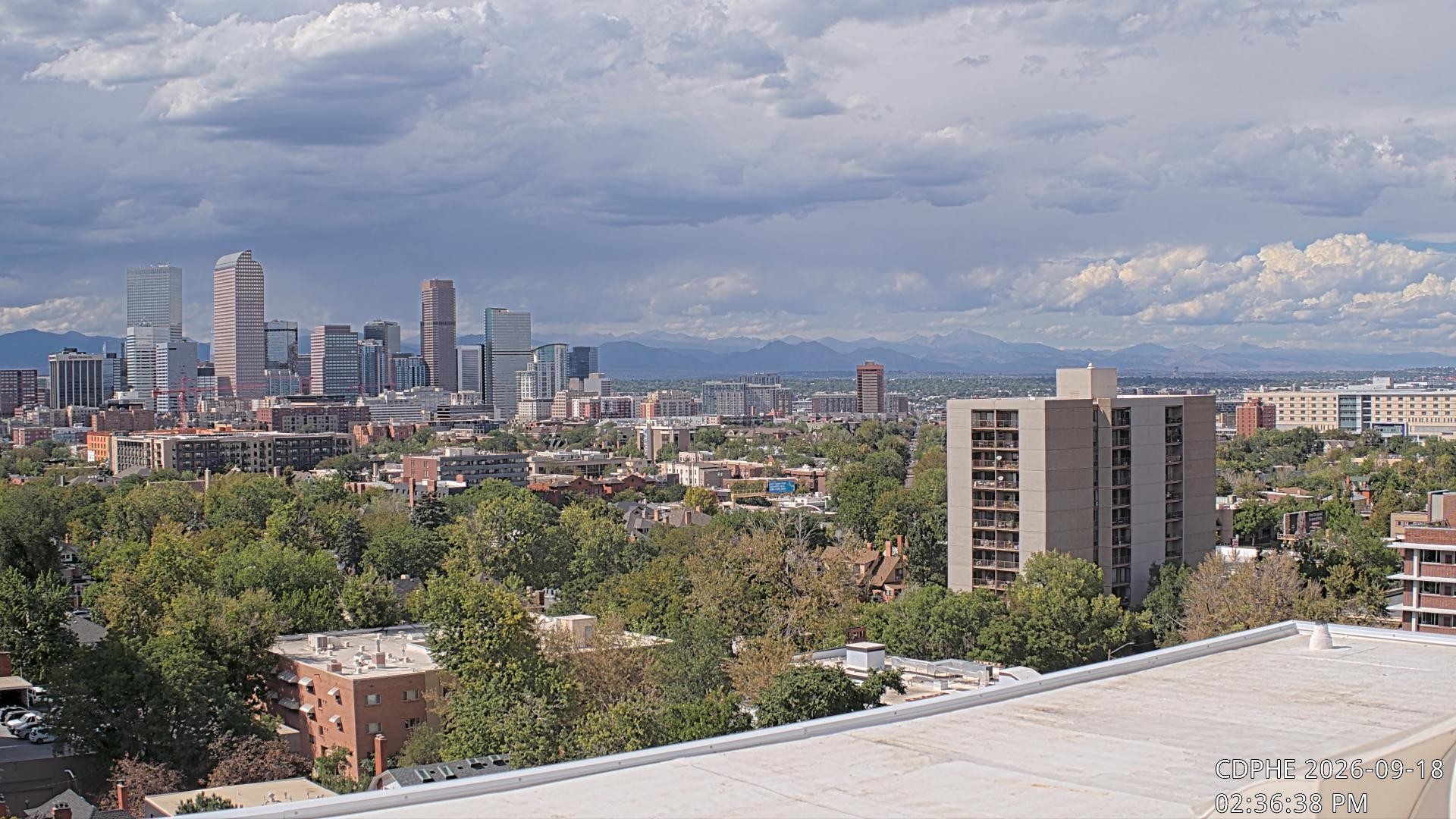 Archived image Webcam View of Downtown Denver Colorado