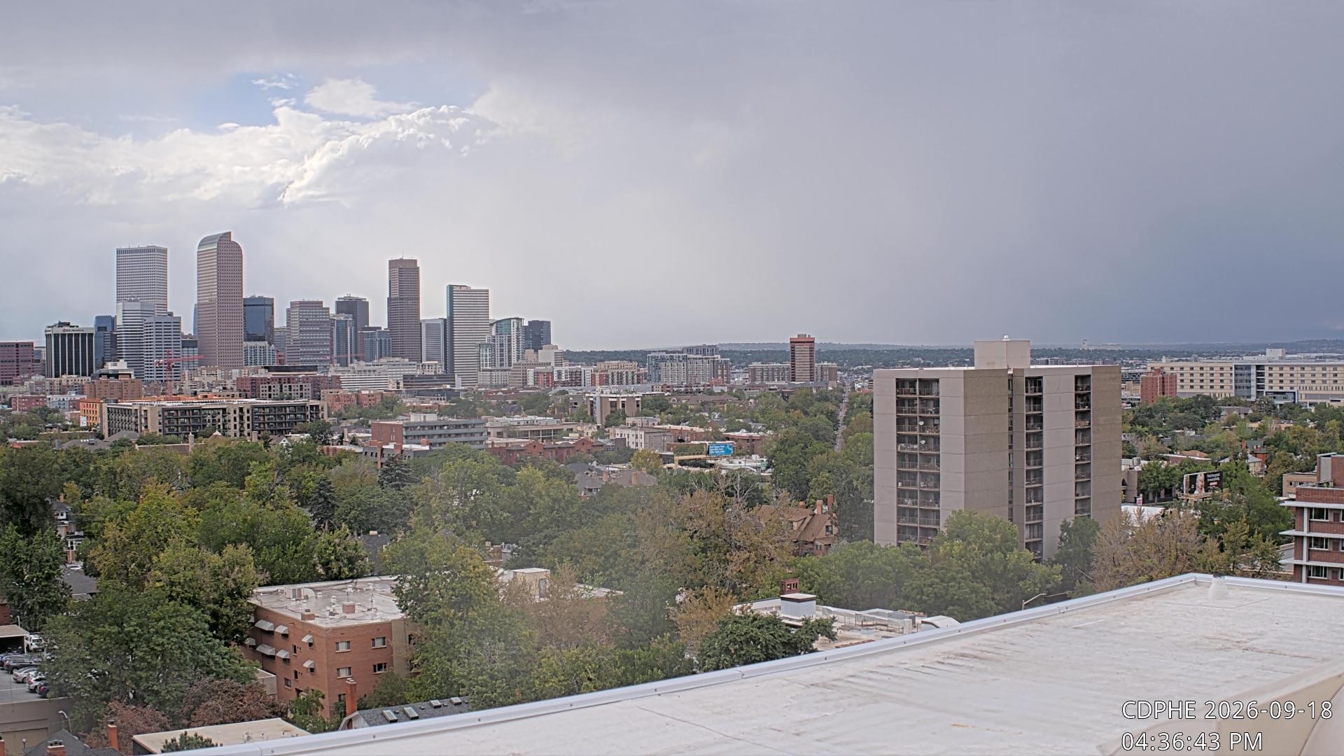 Archived image Webcam View of Downtown Denver Colorado
