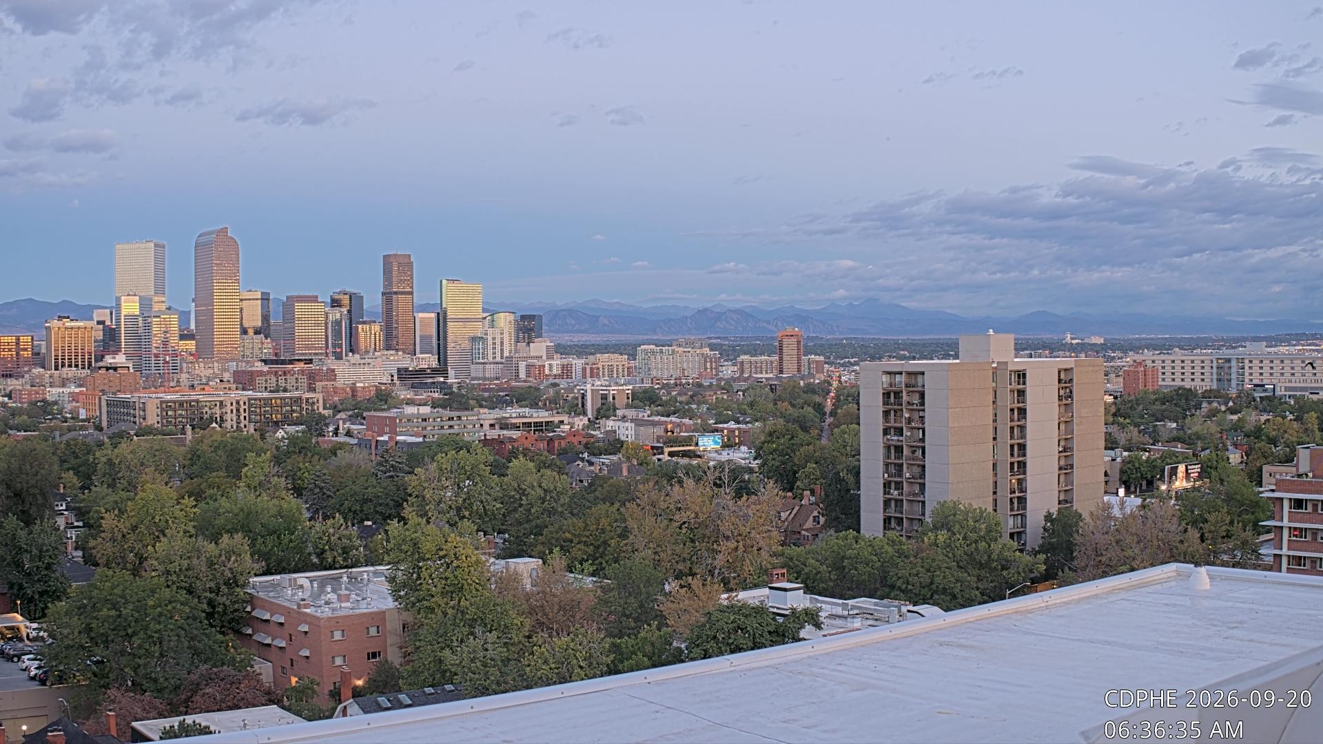 Archiv Foto Webcam Downtown Denver Colorado