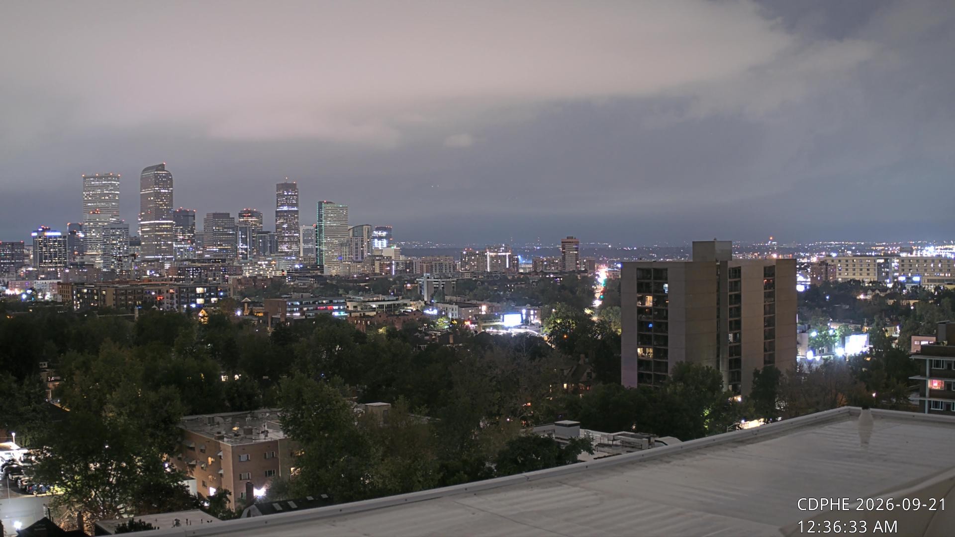 Archived image Webcam View of Downtown Denver Colorado