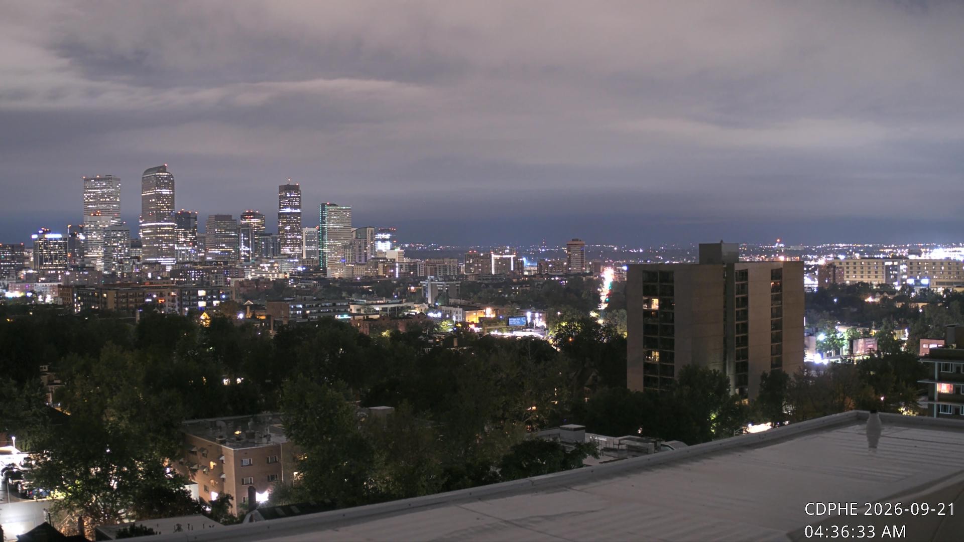 Archived image Webcam View of Downtown Denver Colorado