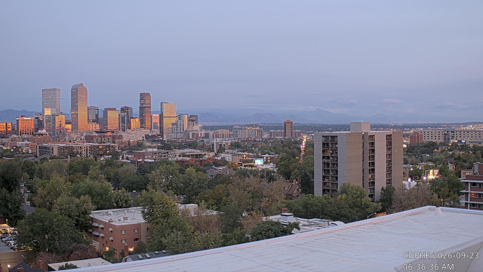Archiv Foto Webcam Downtown Denver Colorado