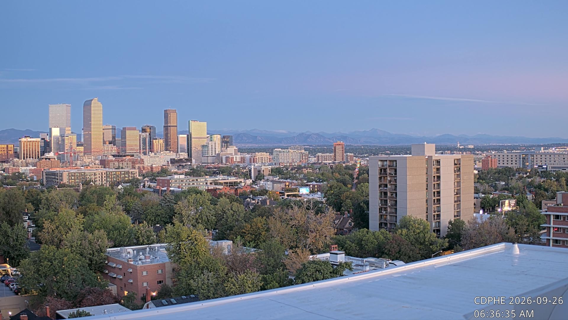 Archiv Foto Webcam Downtown Denver Colorado