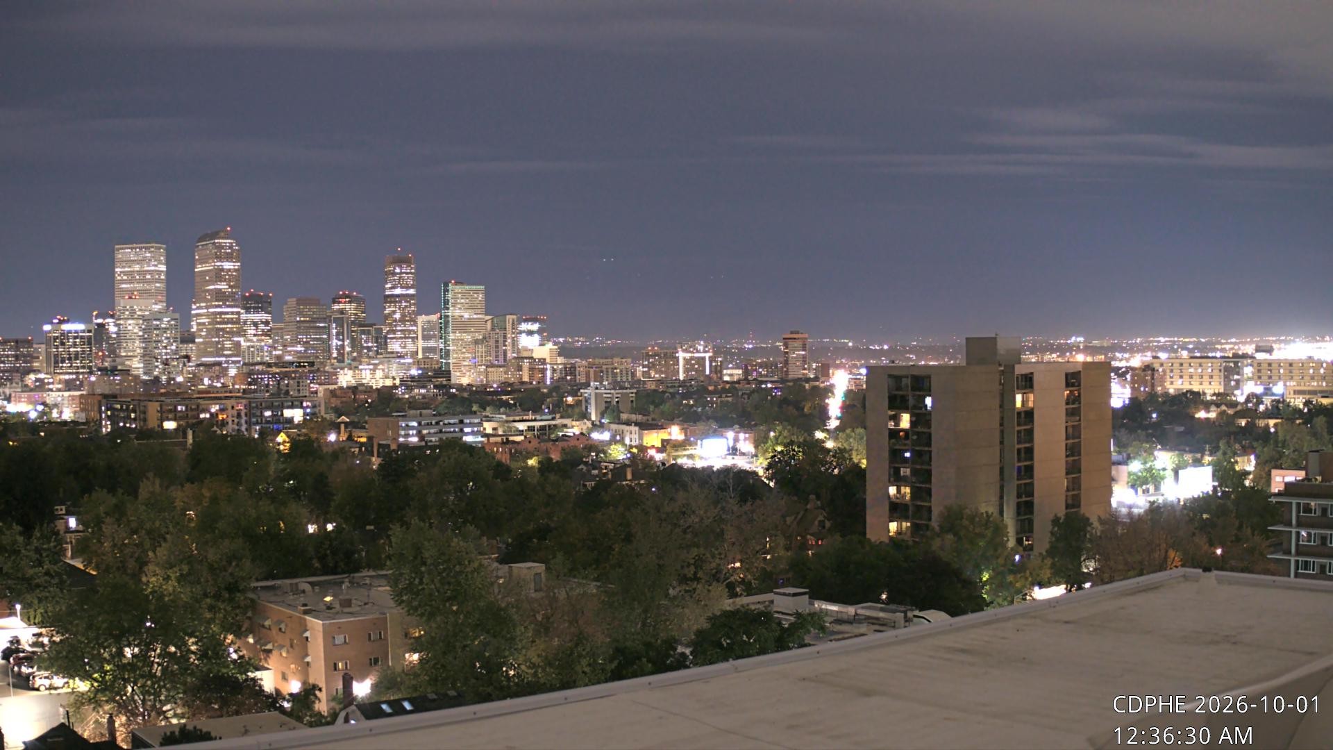 Archived image Webcam View of Downtown Denver Colorado