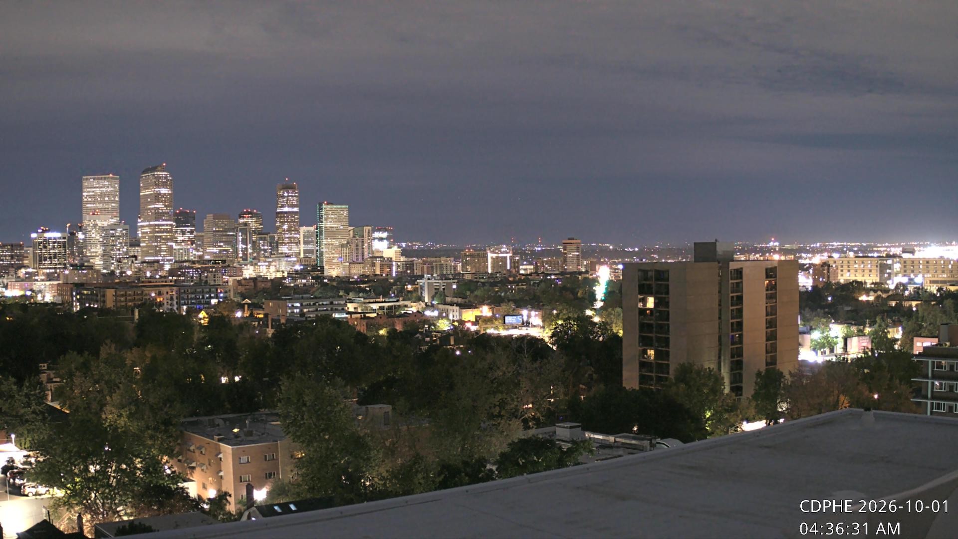Archived image Webcam View of Downtown Denver Colorado