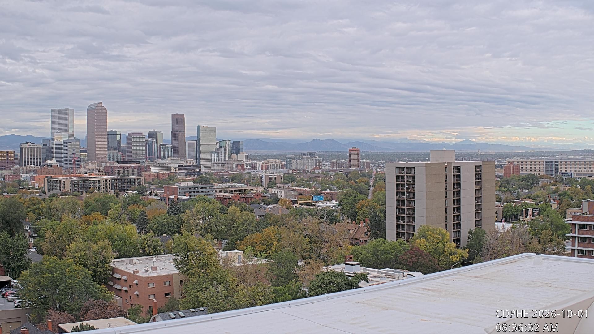 Archived image Webcam View of Downtown Denver Colorado