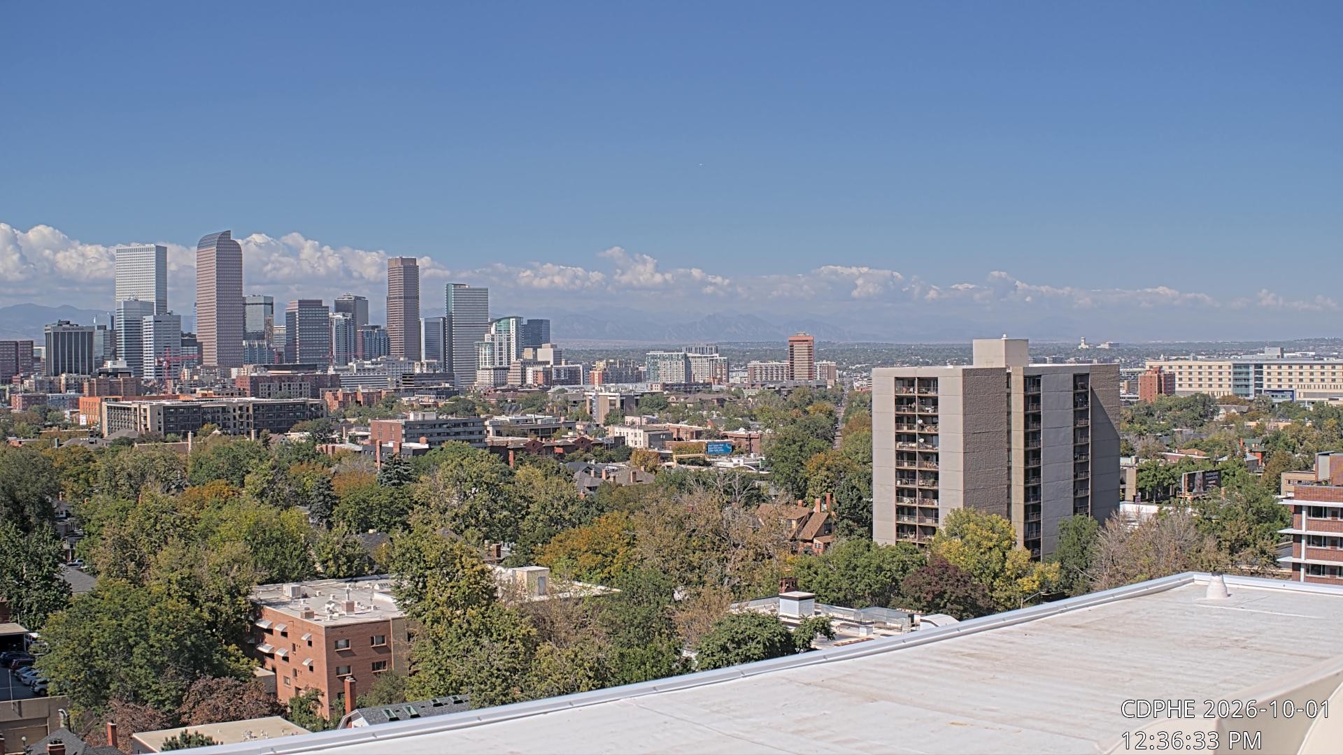 Archived image Webcam View of Downtown Denver Colorado