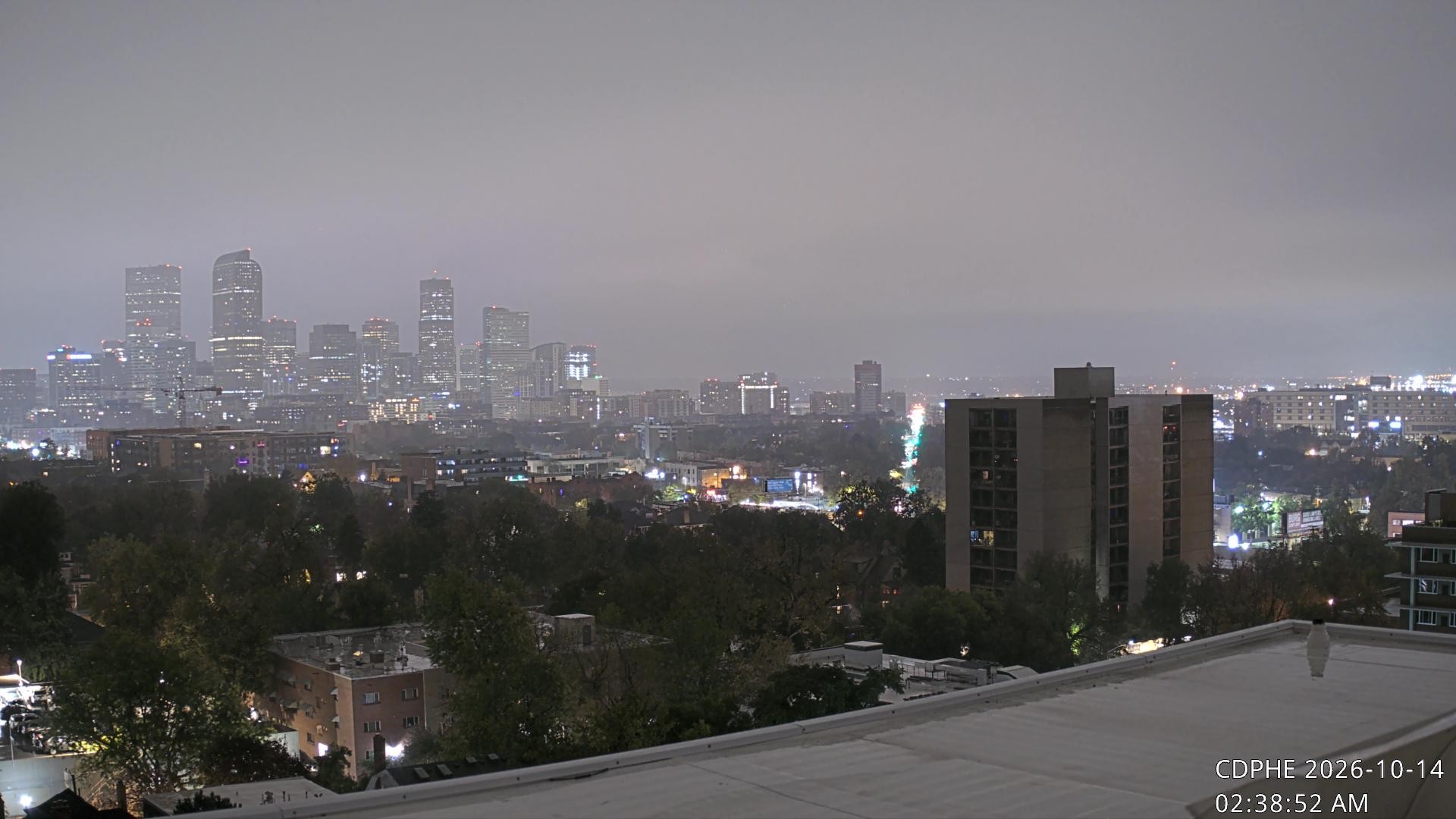 Archived image Webcam View of Downtown Denver Colorado