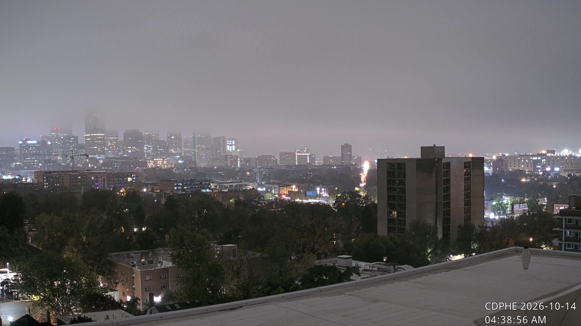 Archived image Webcam View of Downtown Denver Colorado