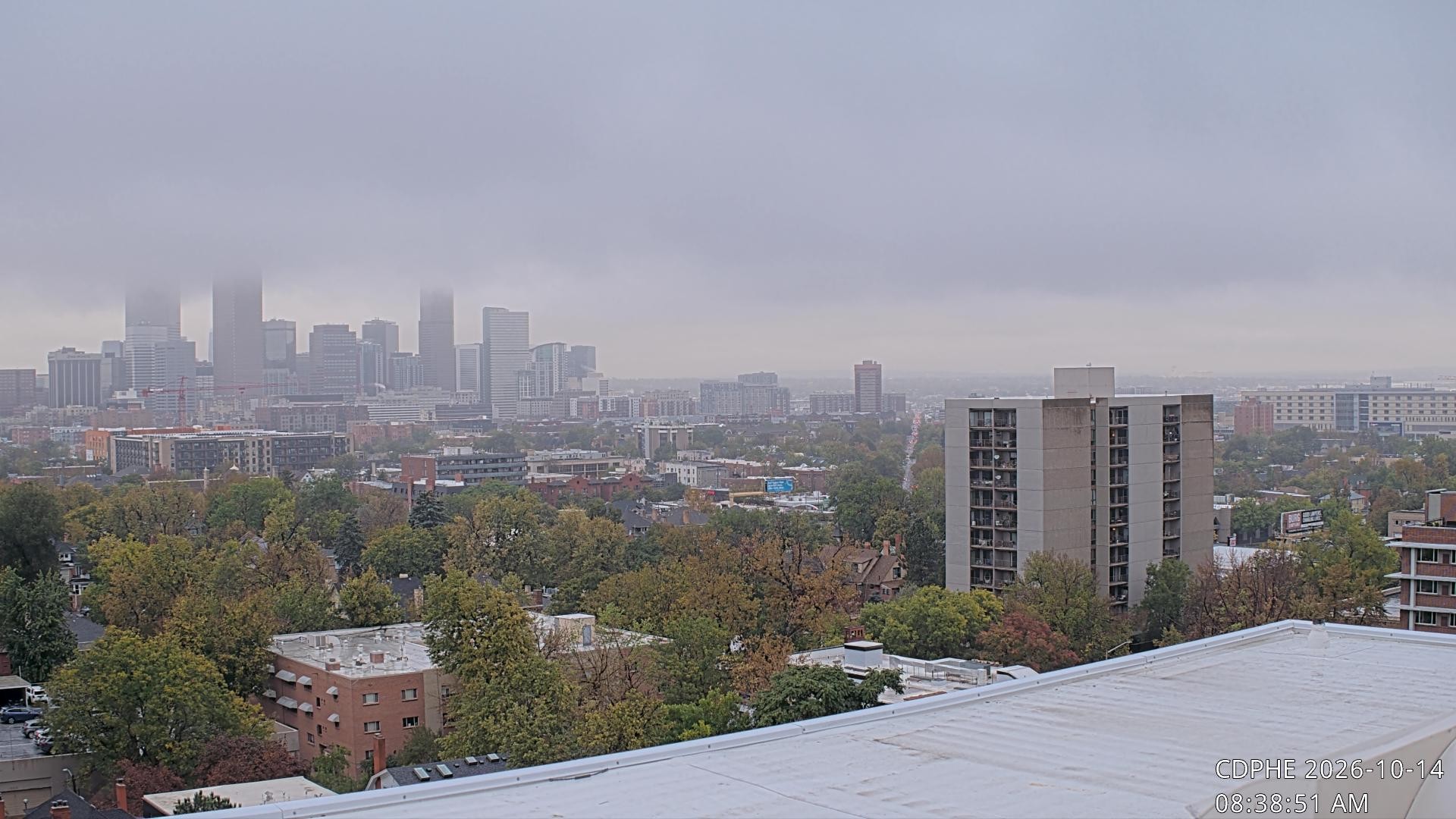 Archived image Webcam View of Downtown Denver Colorado