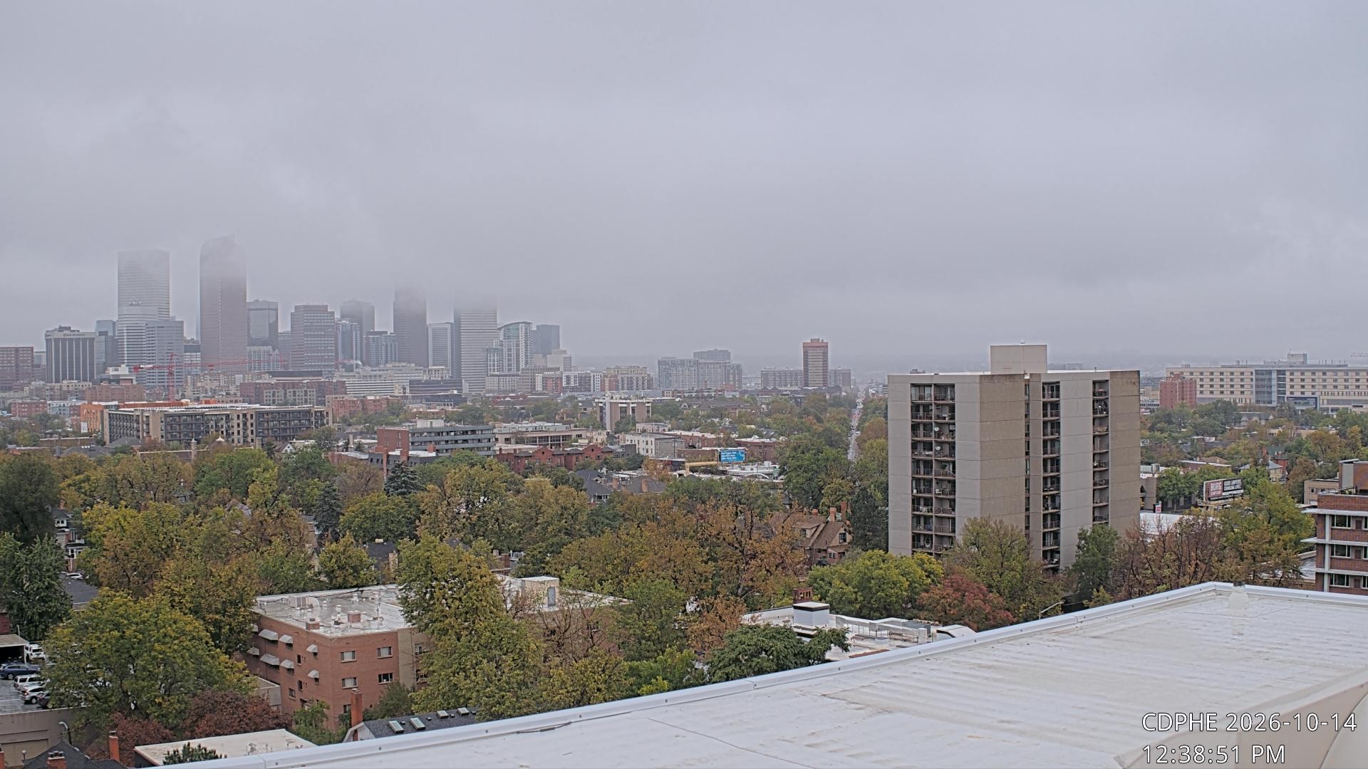 Archived image Webcam View of Downtown Denver Colorado
