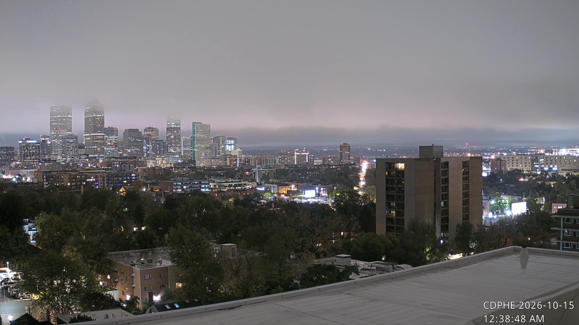 Archived image Webcam View of Downtown Denver Colorado