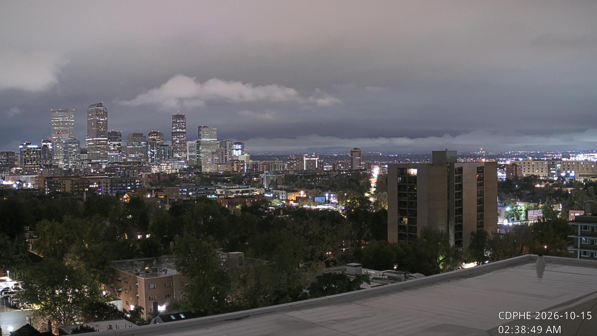 Archived image Webcam View of Downtown Denver Colorado