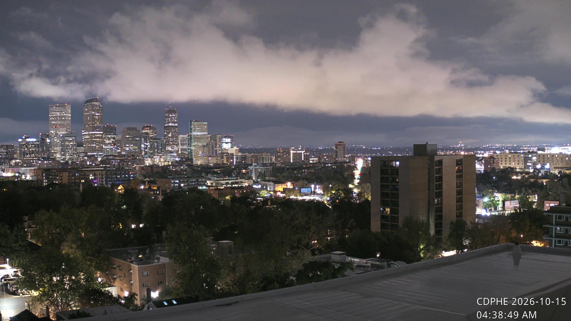 Archived image Webcam View of Downtown Denver Colorado