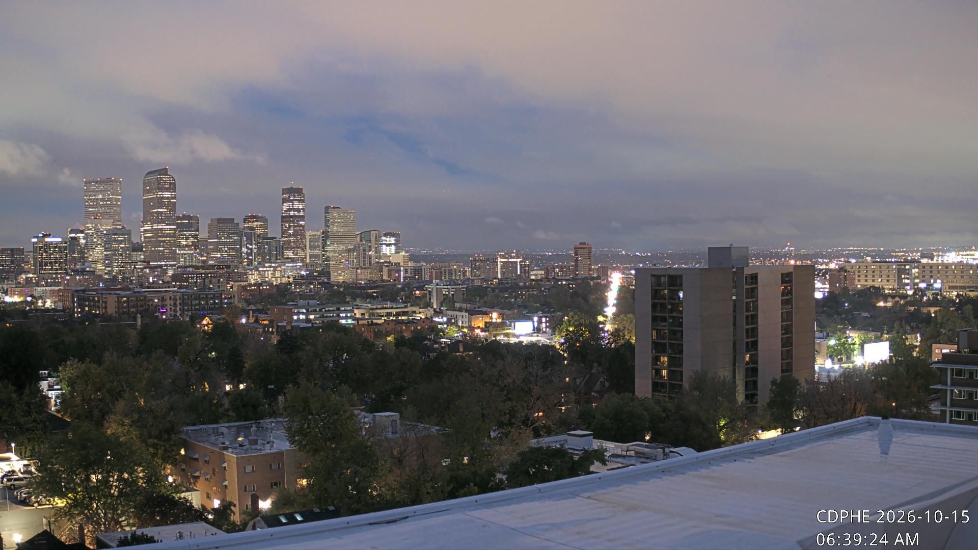 Archived image Webcam View of Downtown Denver Colorado