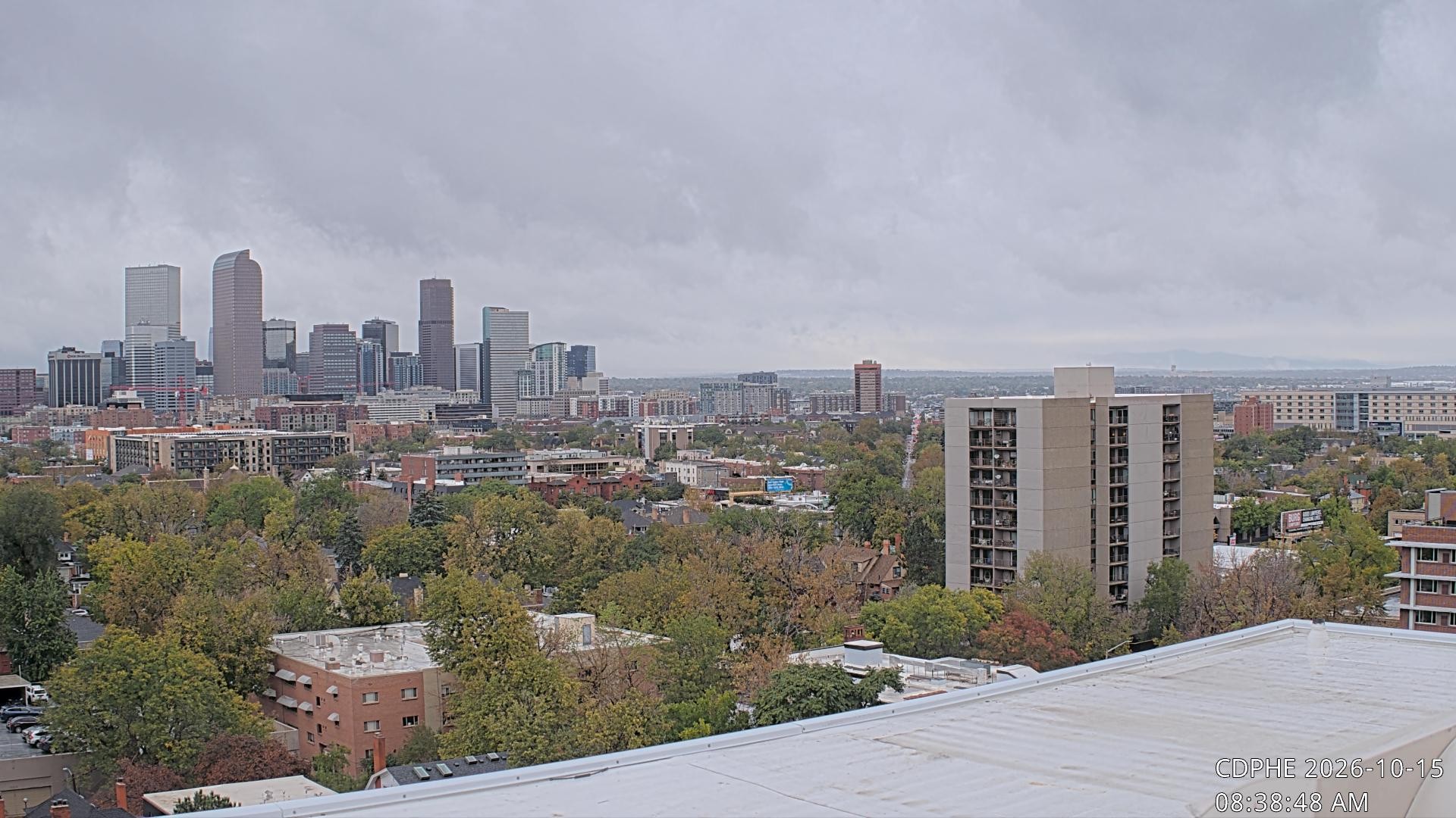 Archived image Webcam View of Downtown Denver Colorado