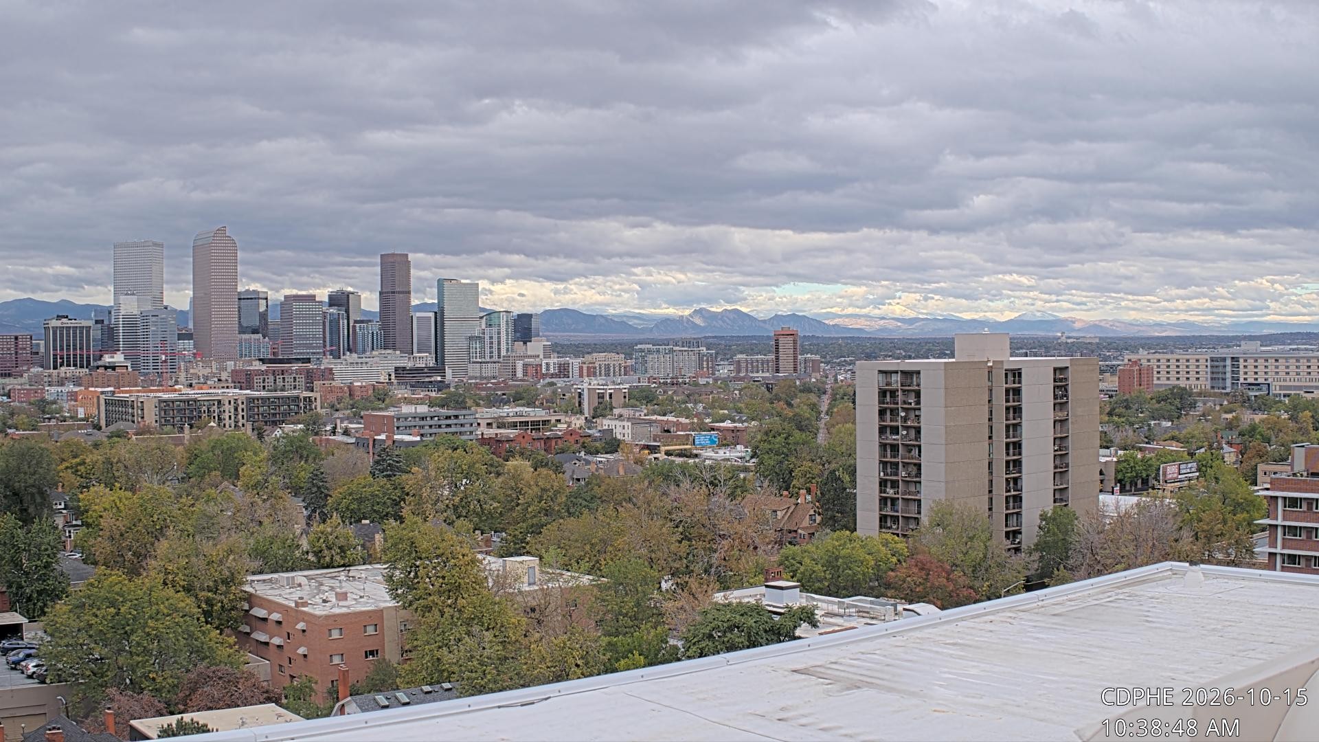 Archived image Webcam View of Downtown Denver Colorado