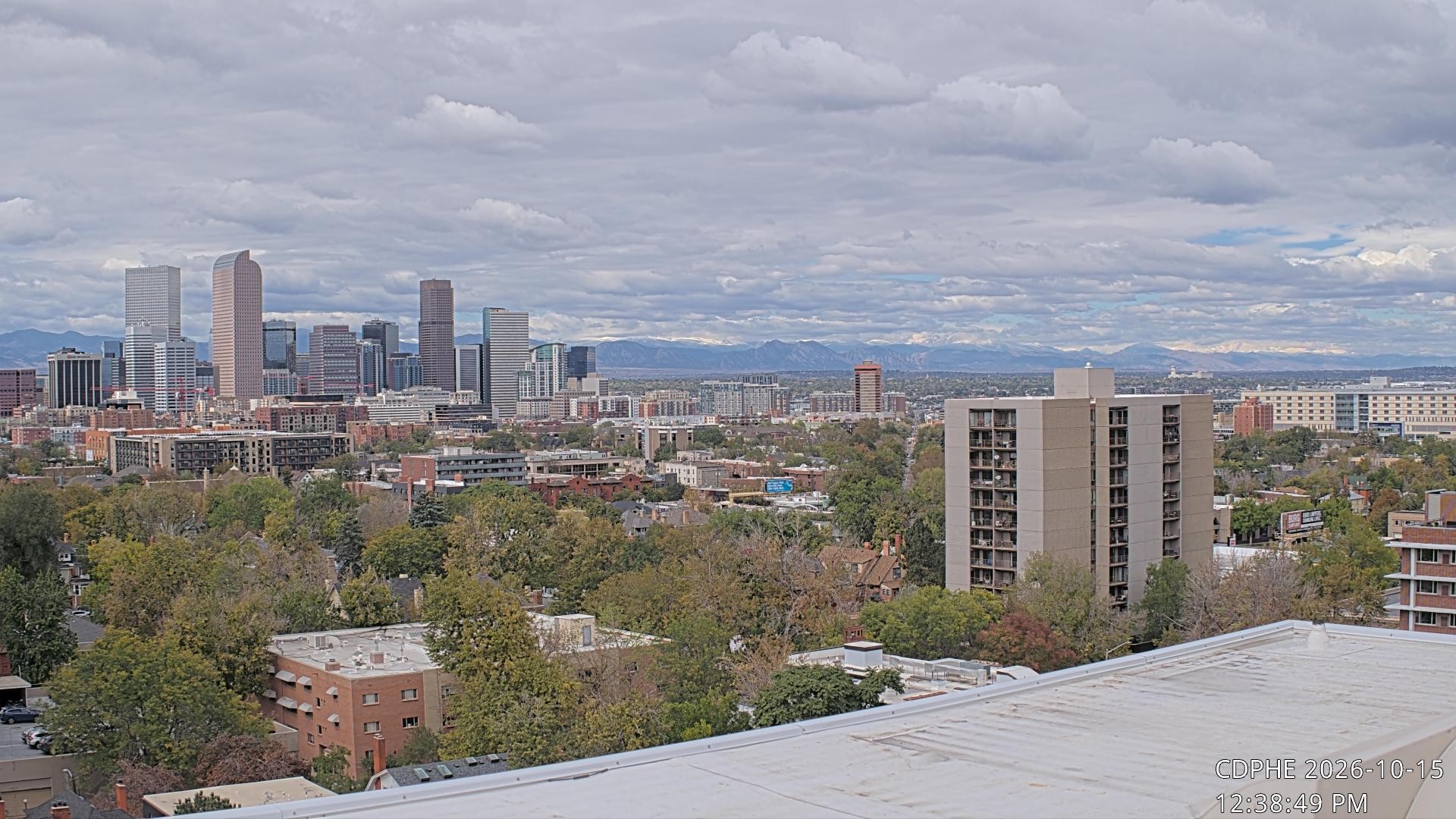 Archived image Webcam View of Downtown Denver Colorado