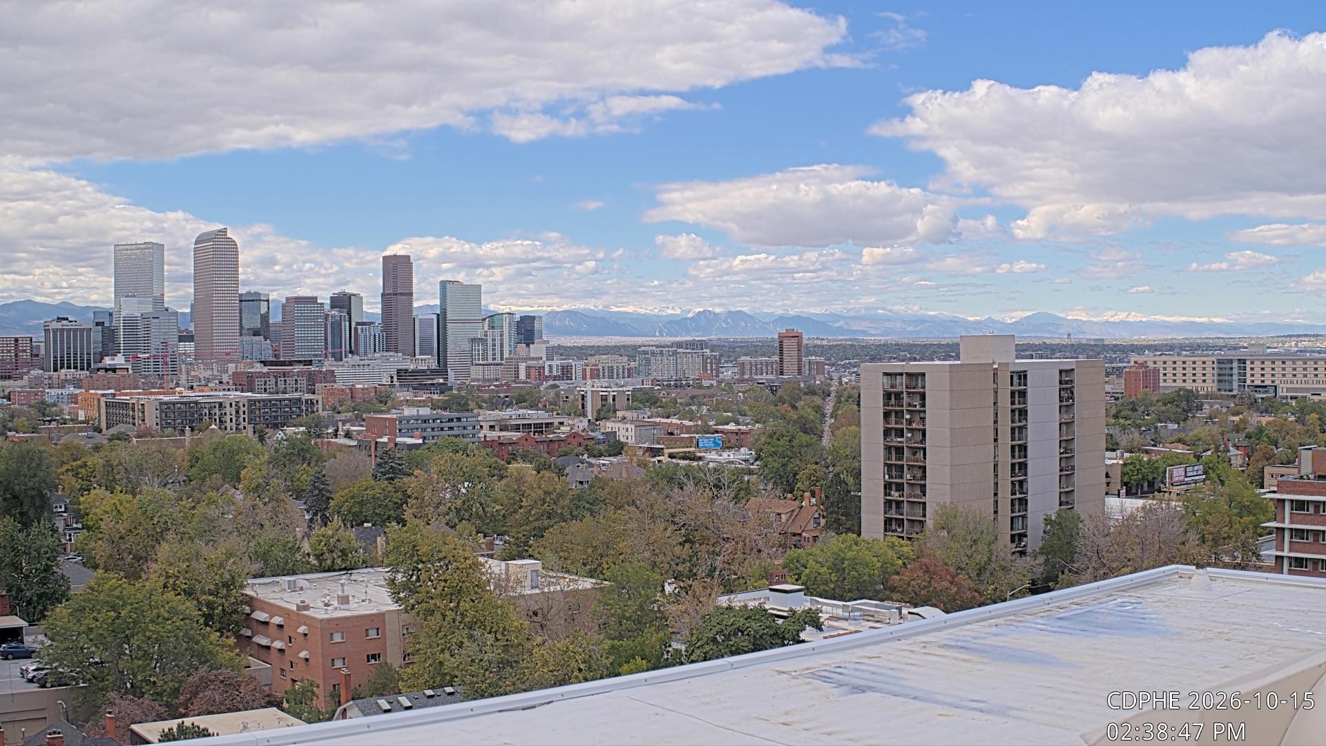 Archived image Webcam View of Downtown Denver Colorado