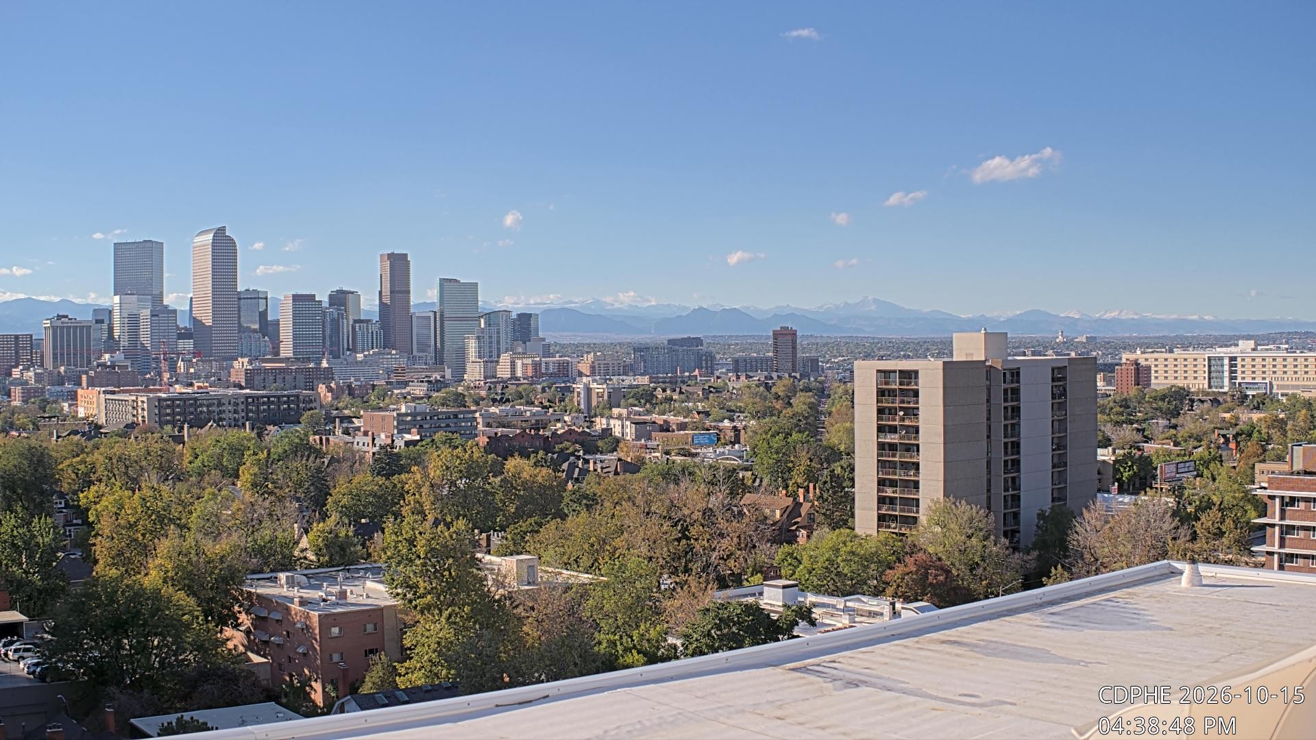 Archived image Webcam View of Downtown Denver Colorado
