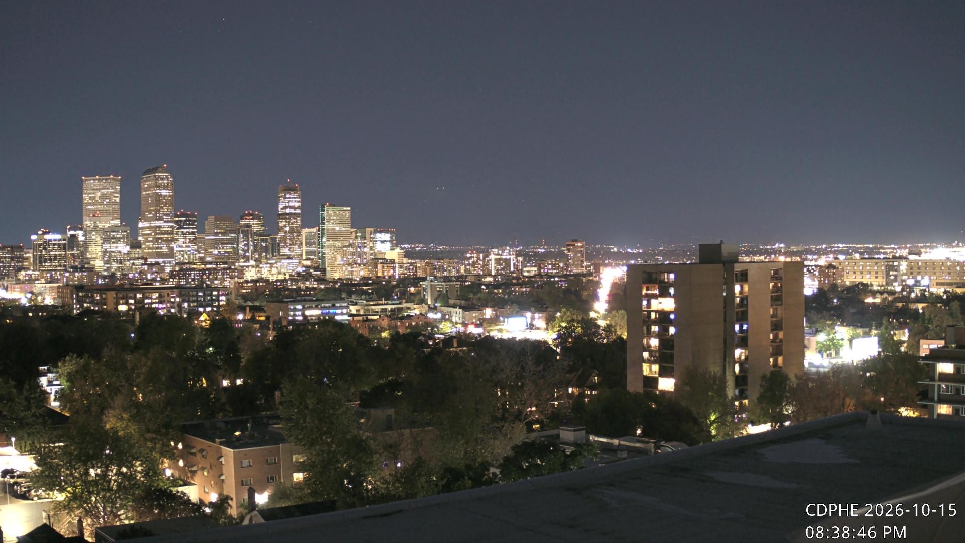 Archived image Webcam View of Downtown Denver Colorado