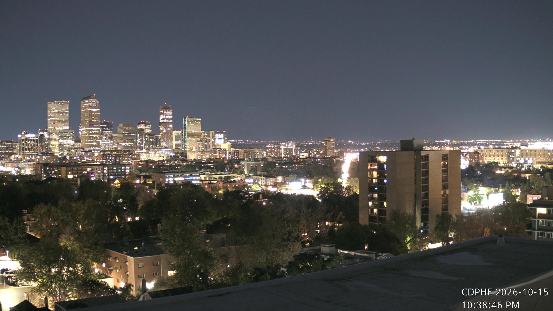 Archived image Webcam View of Downtown Denver Colorado