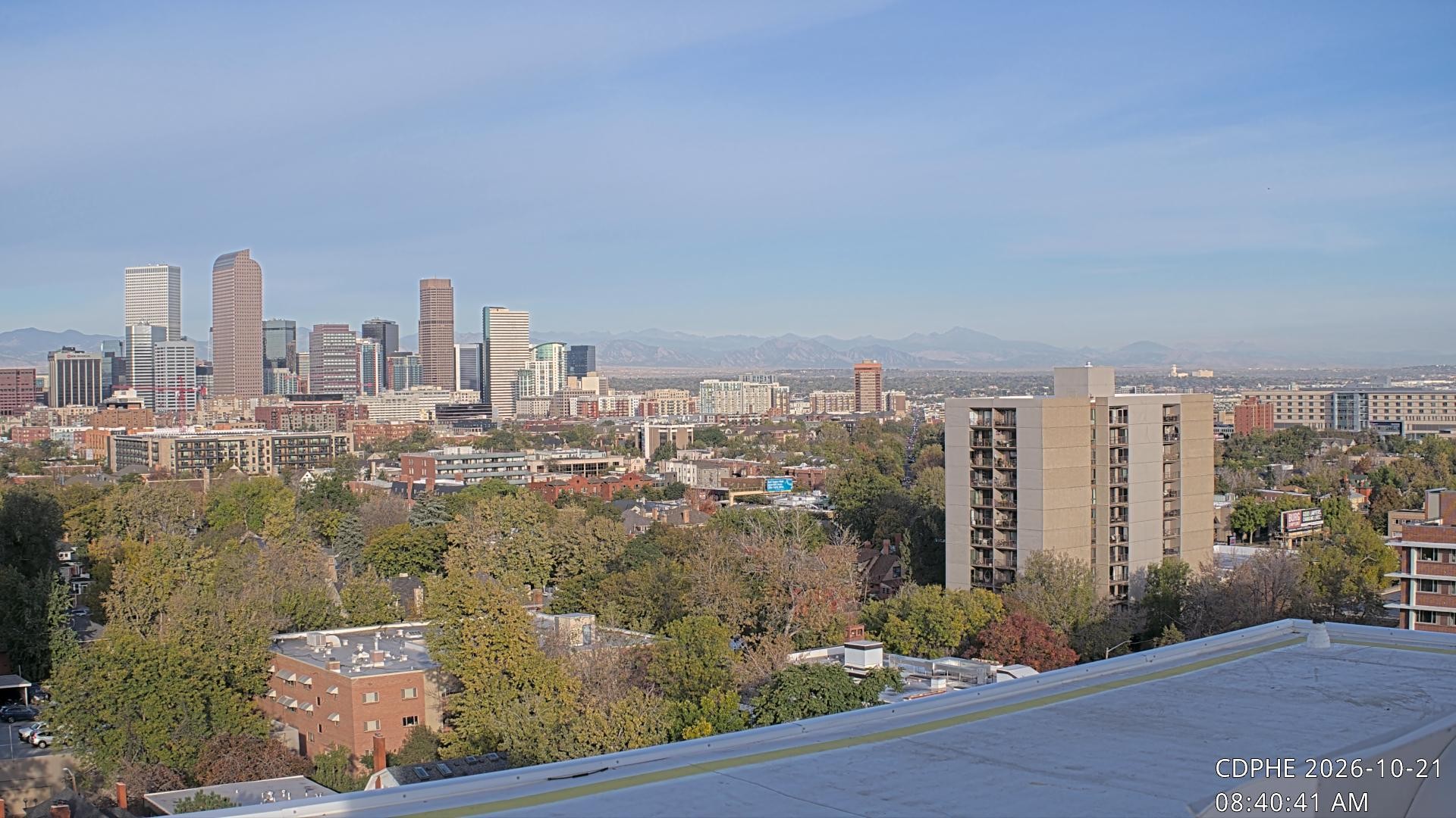 Archiv Foto Webcam Downtown Denver Colorado