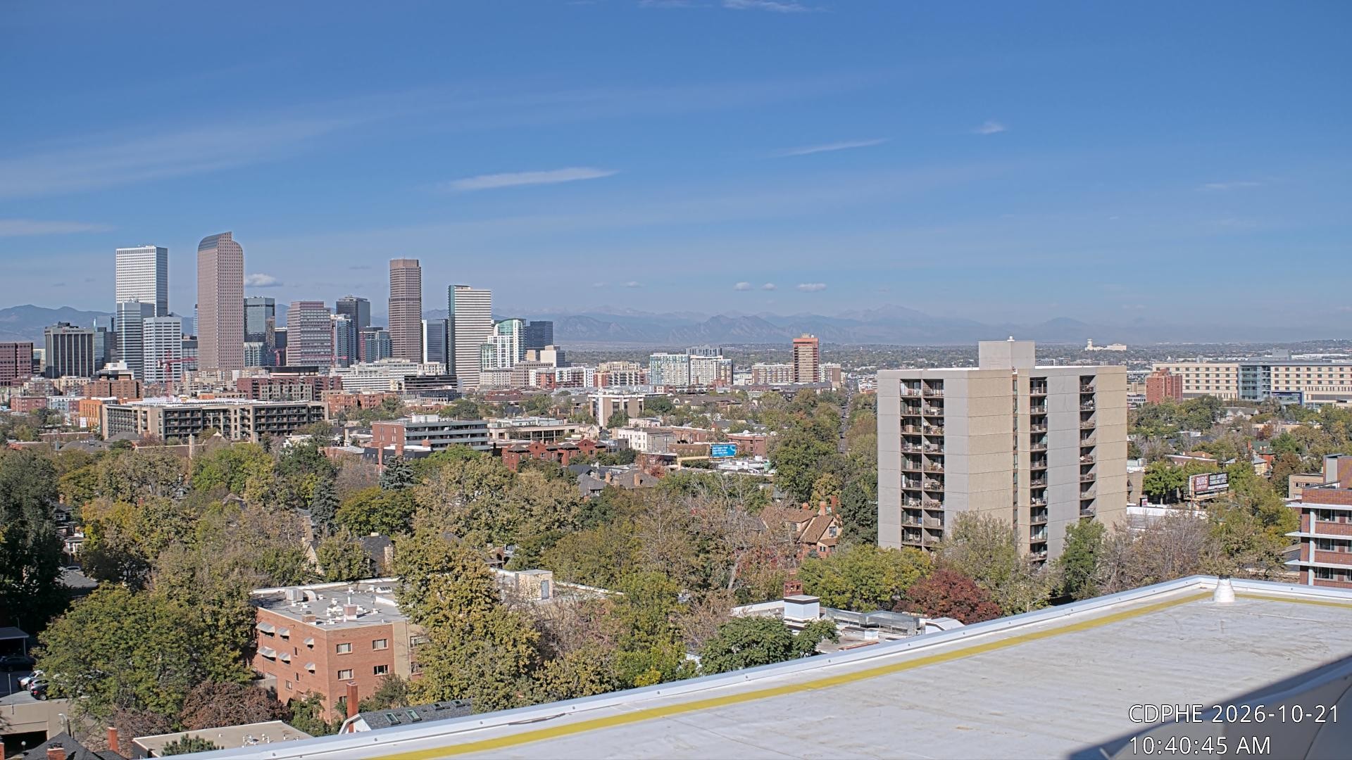 Archiv Foto Webcam Downtown Denver Colorado
