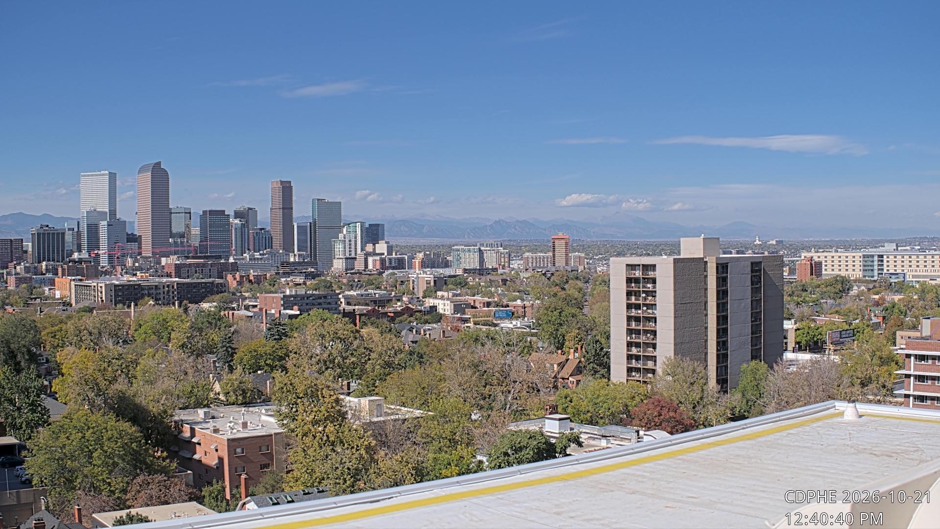 Archiv Foto Webcam Downtown Denver Colorado