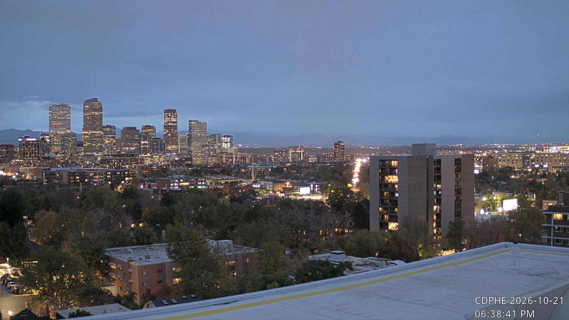 Archiv Foto Webcam Downtown Denver Colorado