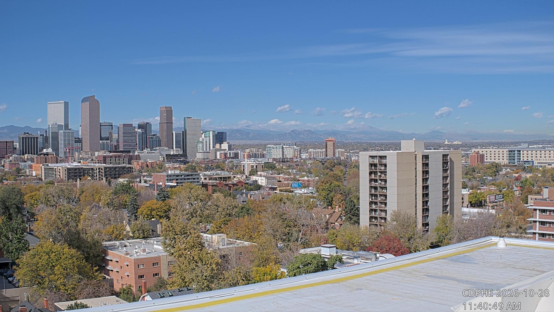 Archiv Foto Webcam Downtown Denver Colorado