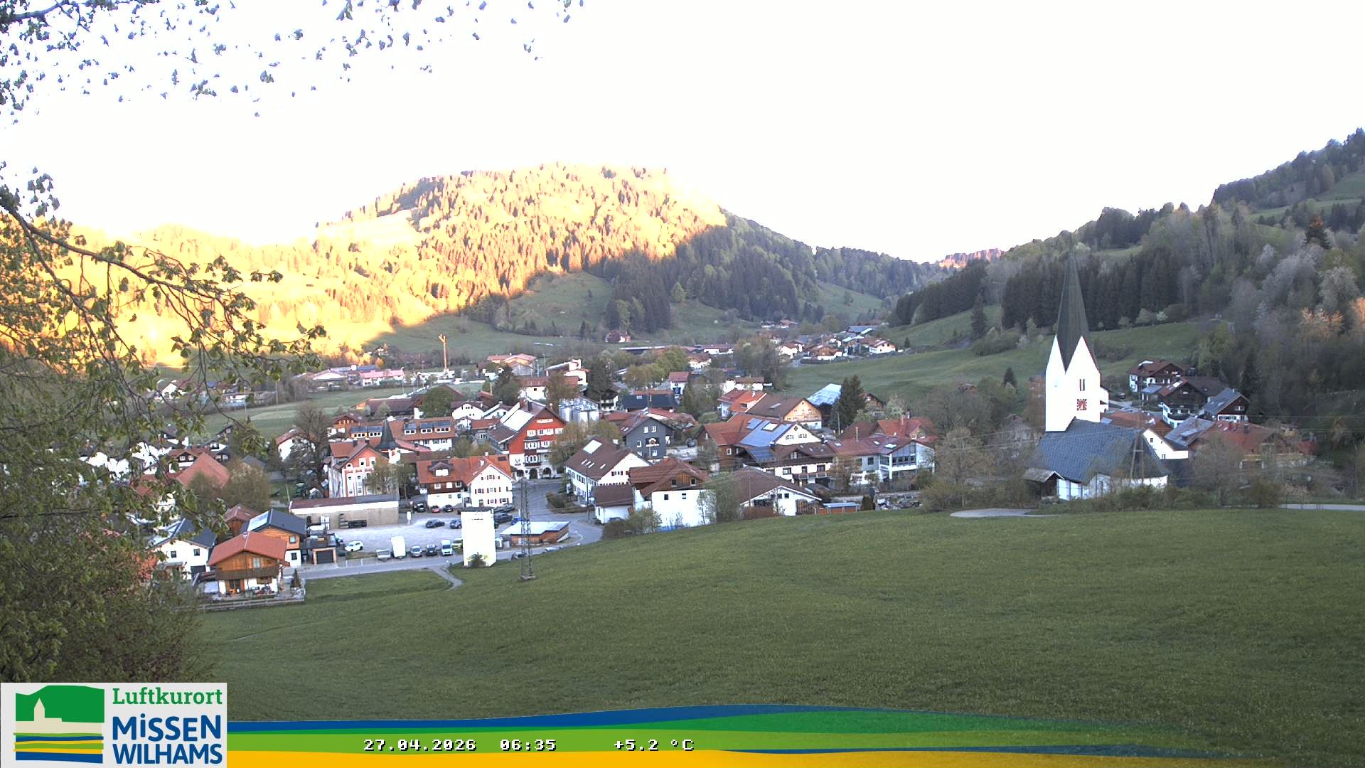 Archived image Webcam View Missen Village