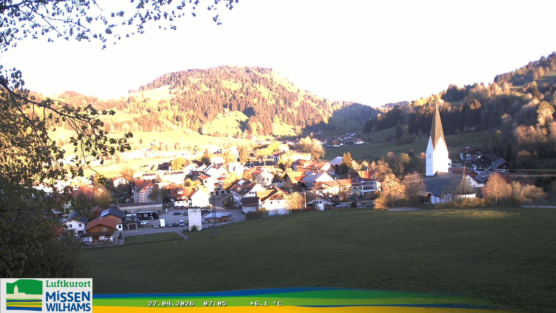 Archived image Webcam View Missen Village