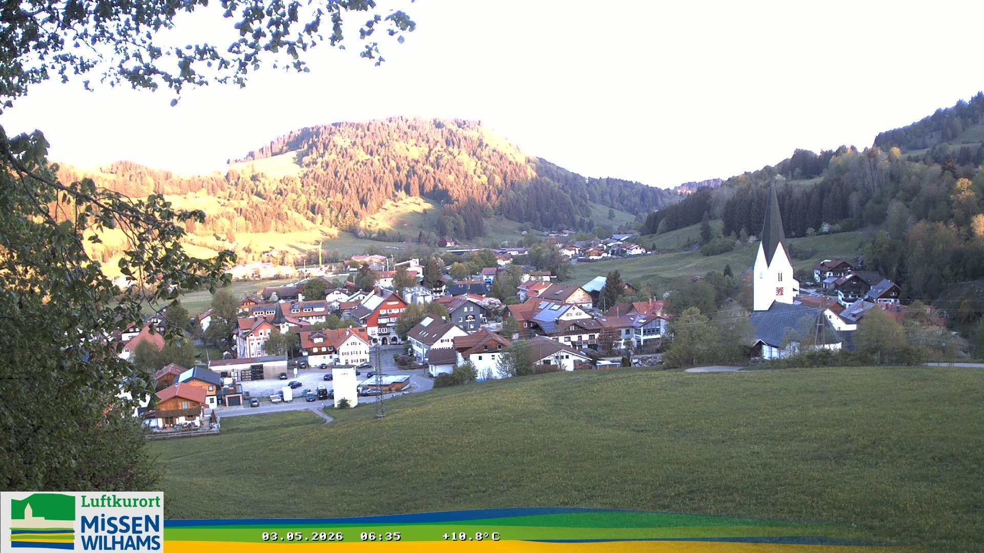 Archived image Webcam View Missen Village
