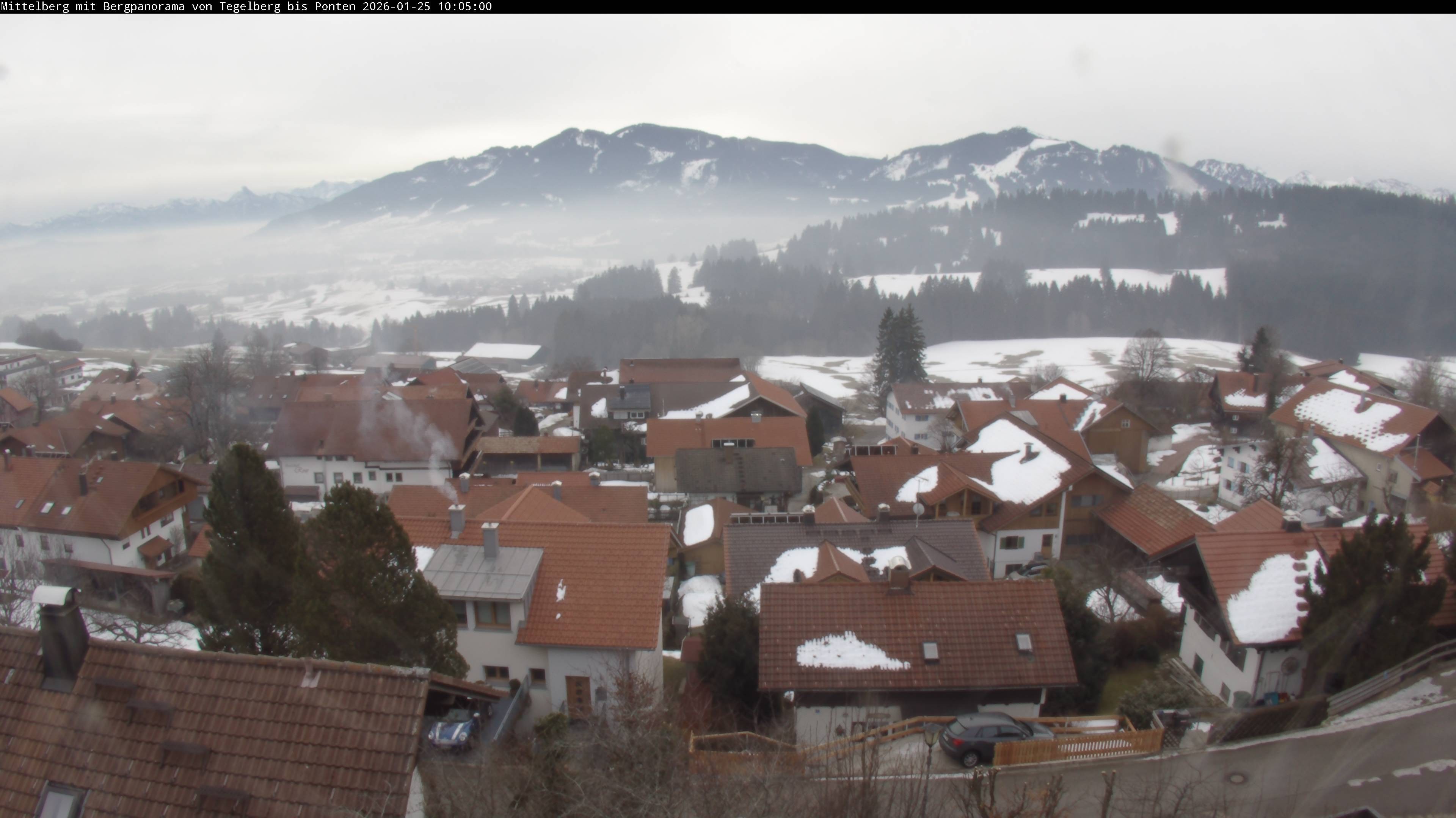 Archiv Foto Webcam Mittelberg: Blick Tegelberg