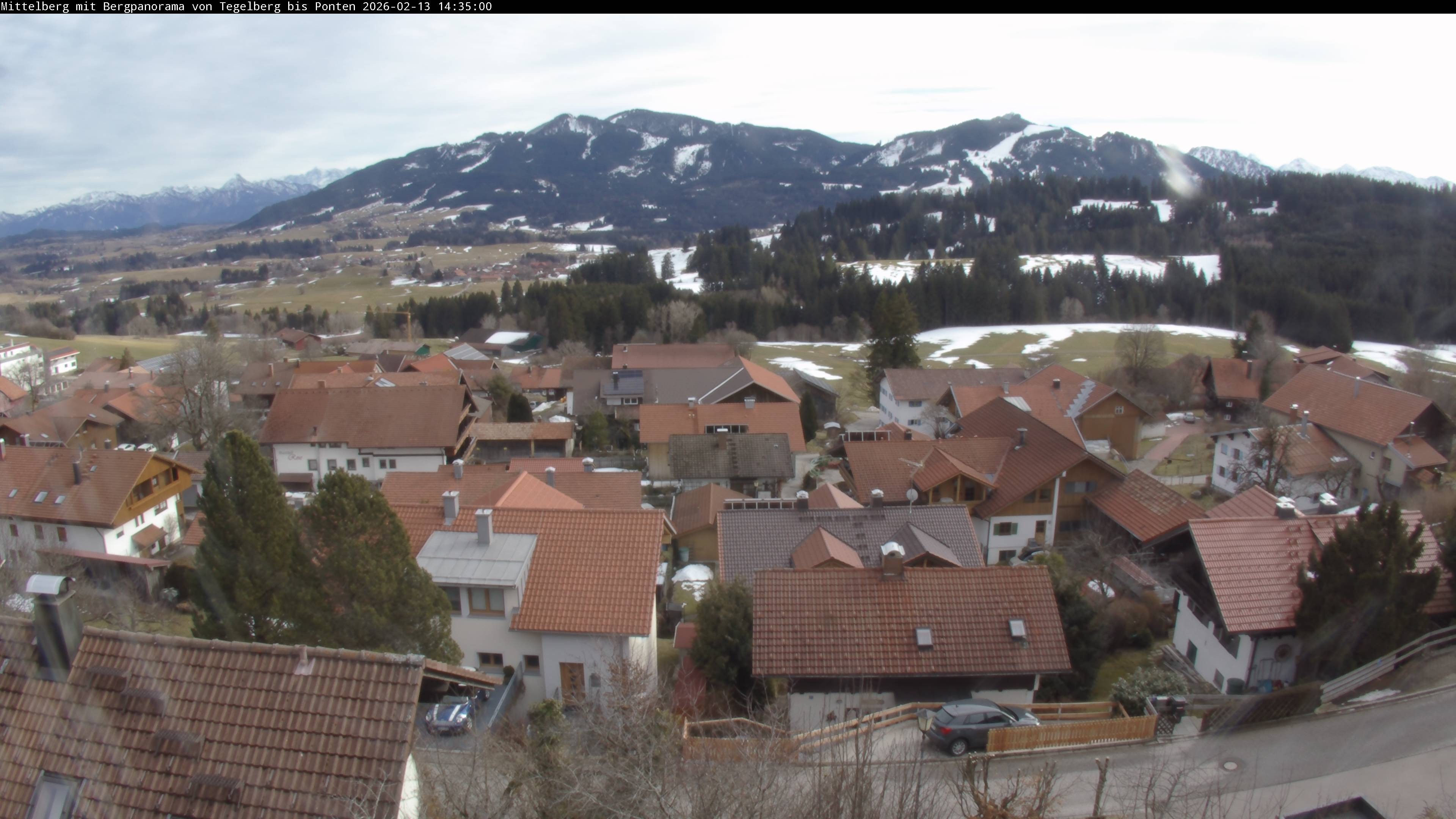 Archiv Foto Webcam Mittelberg: Blick Tegelberg