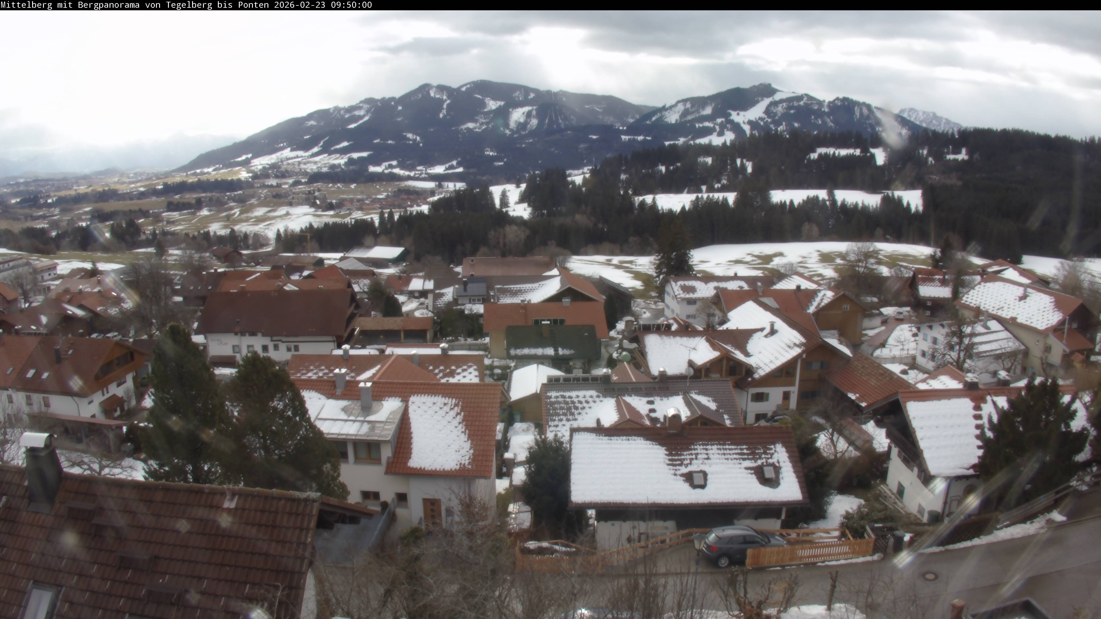 Archiv Foto Webcam Mittelberg: Blick Tegelberg