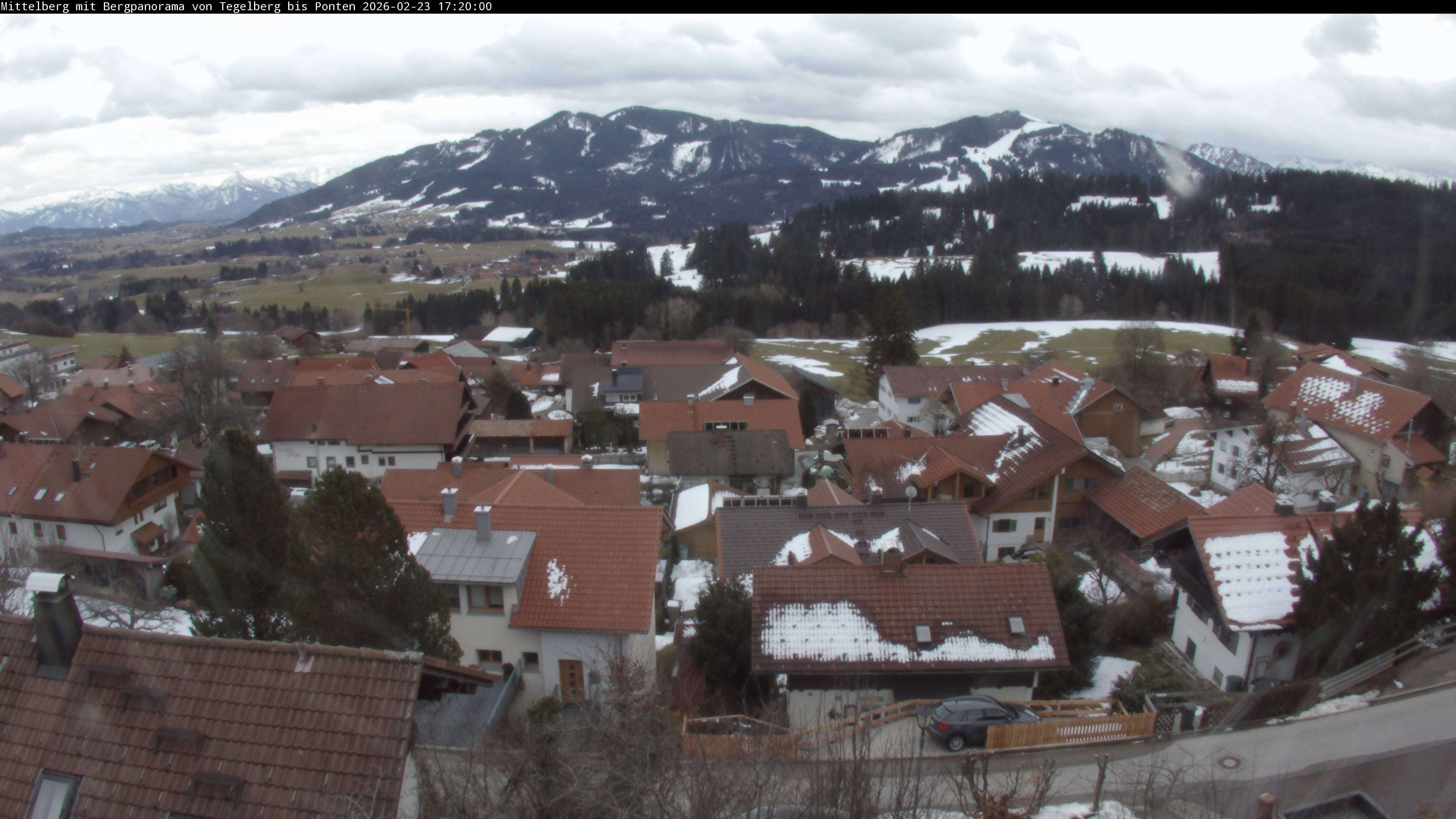 Archiv Foto Webcam Mittelberg: Blick Tegelberg