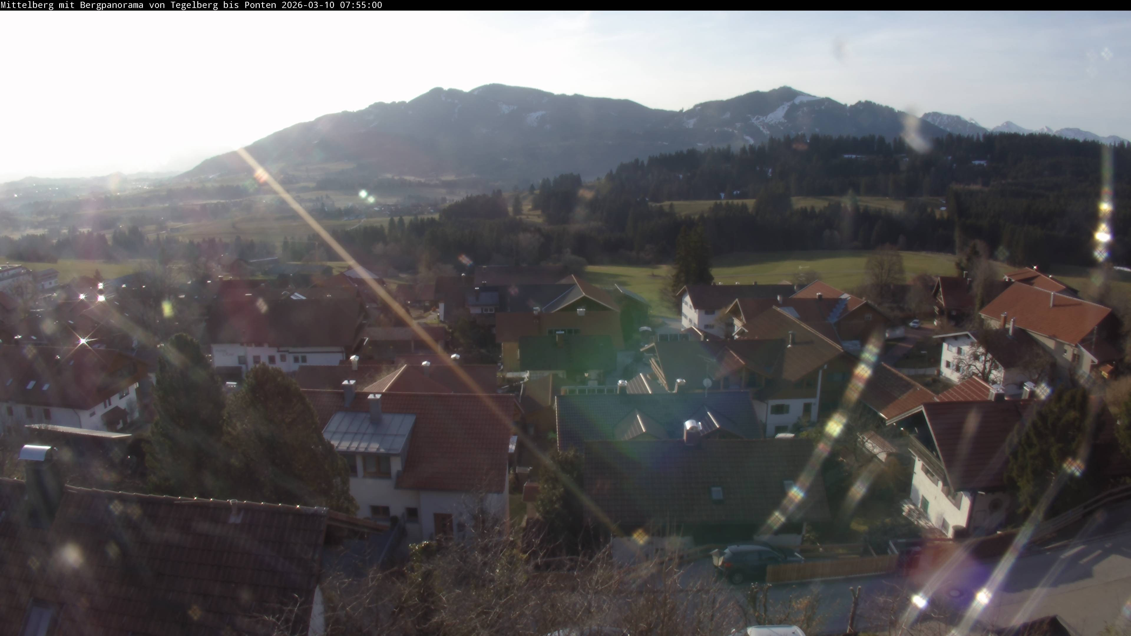 Archiv Foto Webcam Mittelberg: Blick Tegelberg