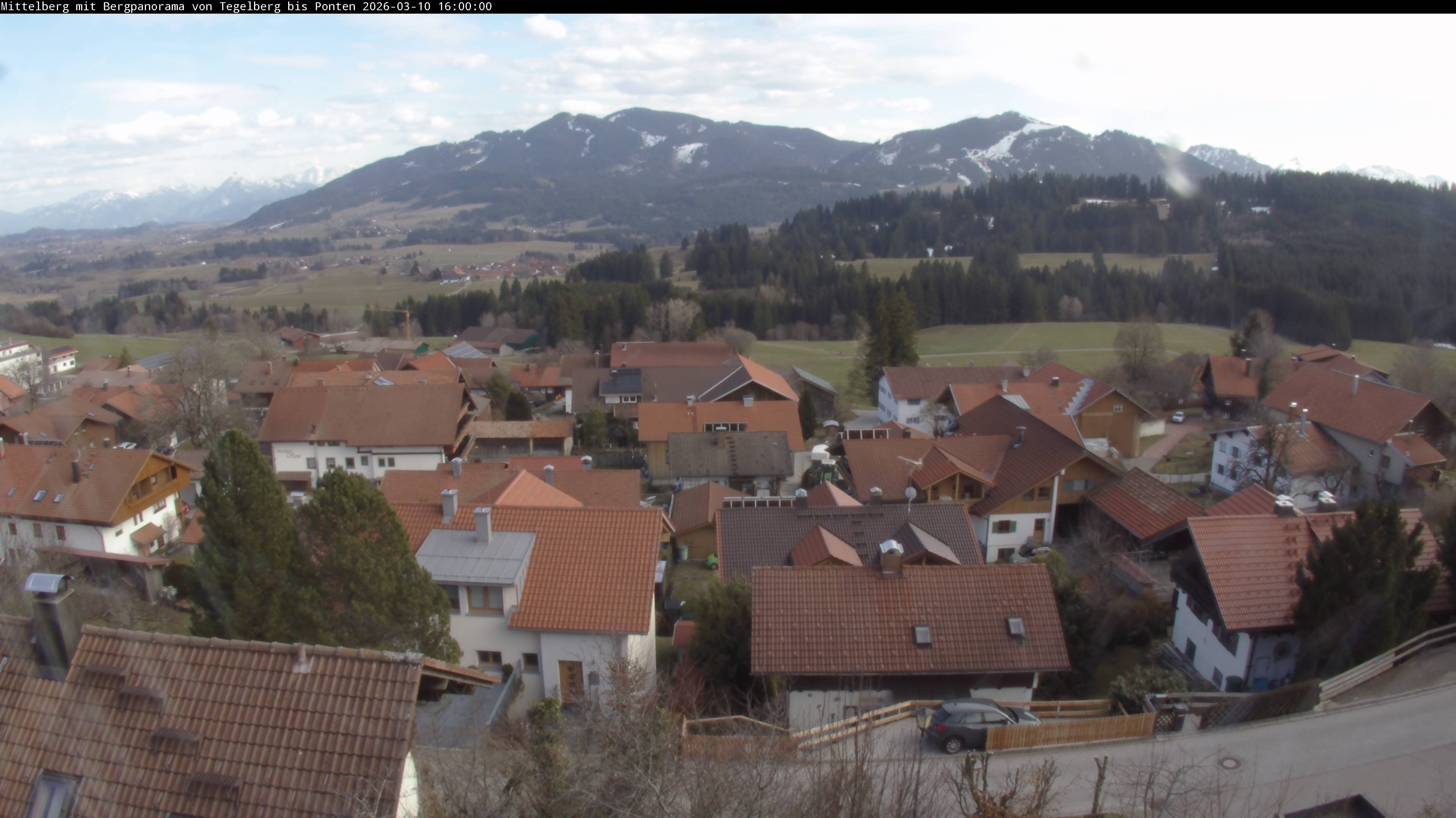 Archiv Foto Webcam Mittelberg: Blick Tegelberg
