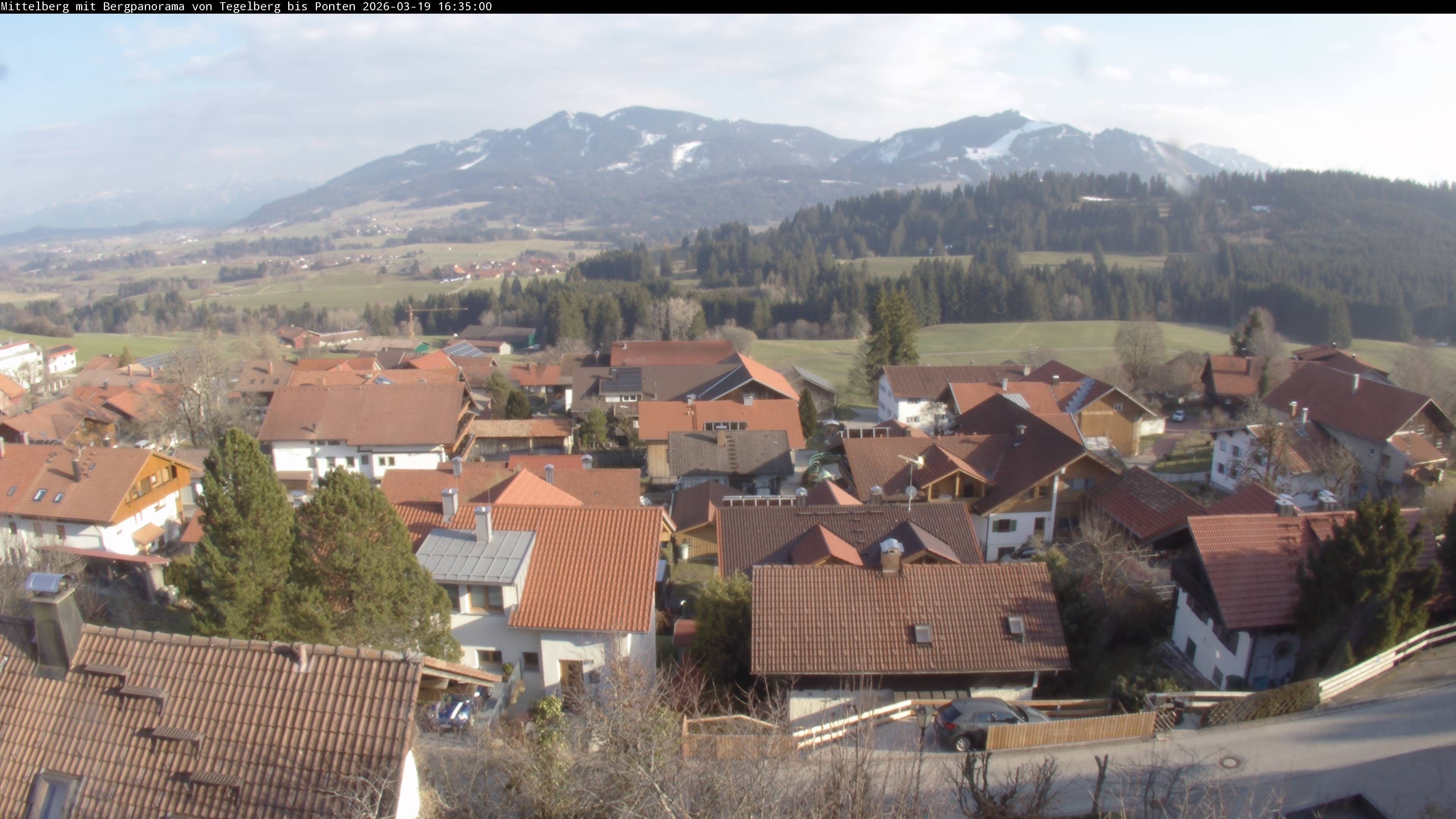 Archiv Foto Webcam Mittelberg: Blick Tegelberg
