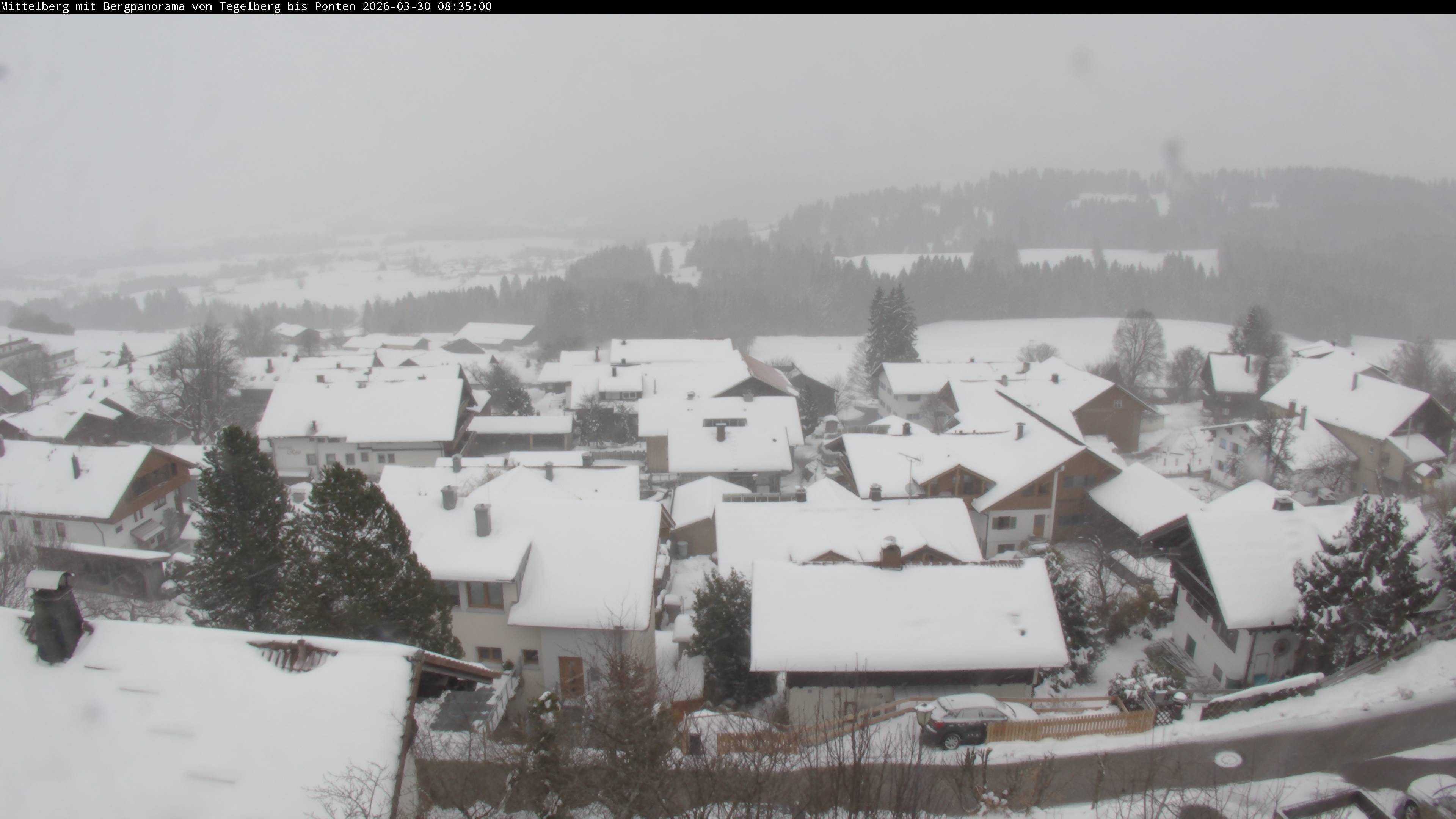 Archiv Foto Webcam Mittelberg: Blick Tegelberg