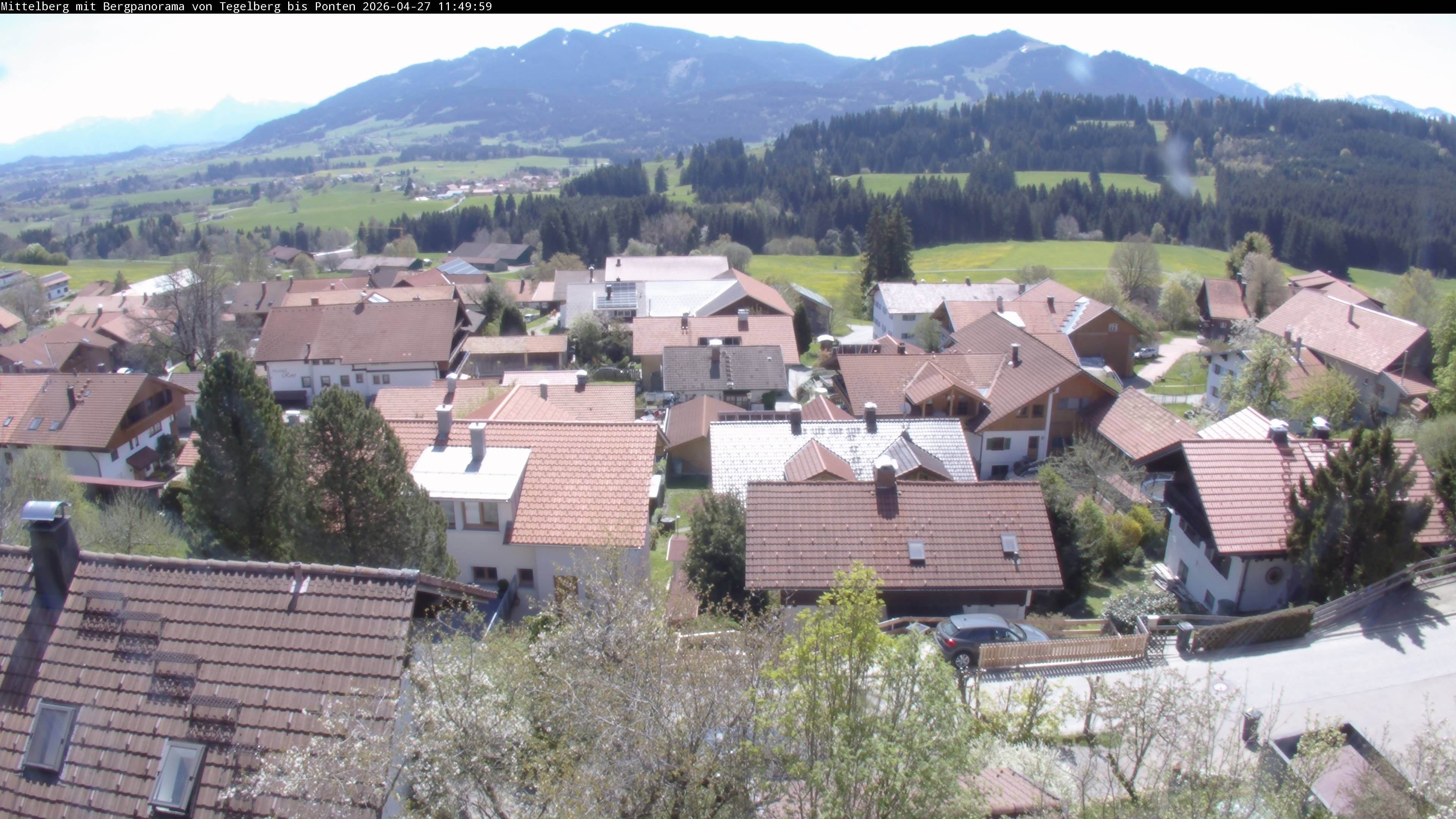 Archiv Foto Webcam Mittelberg: Blick Tegelberg