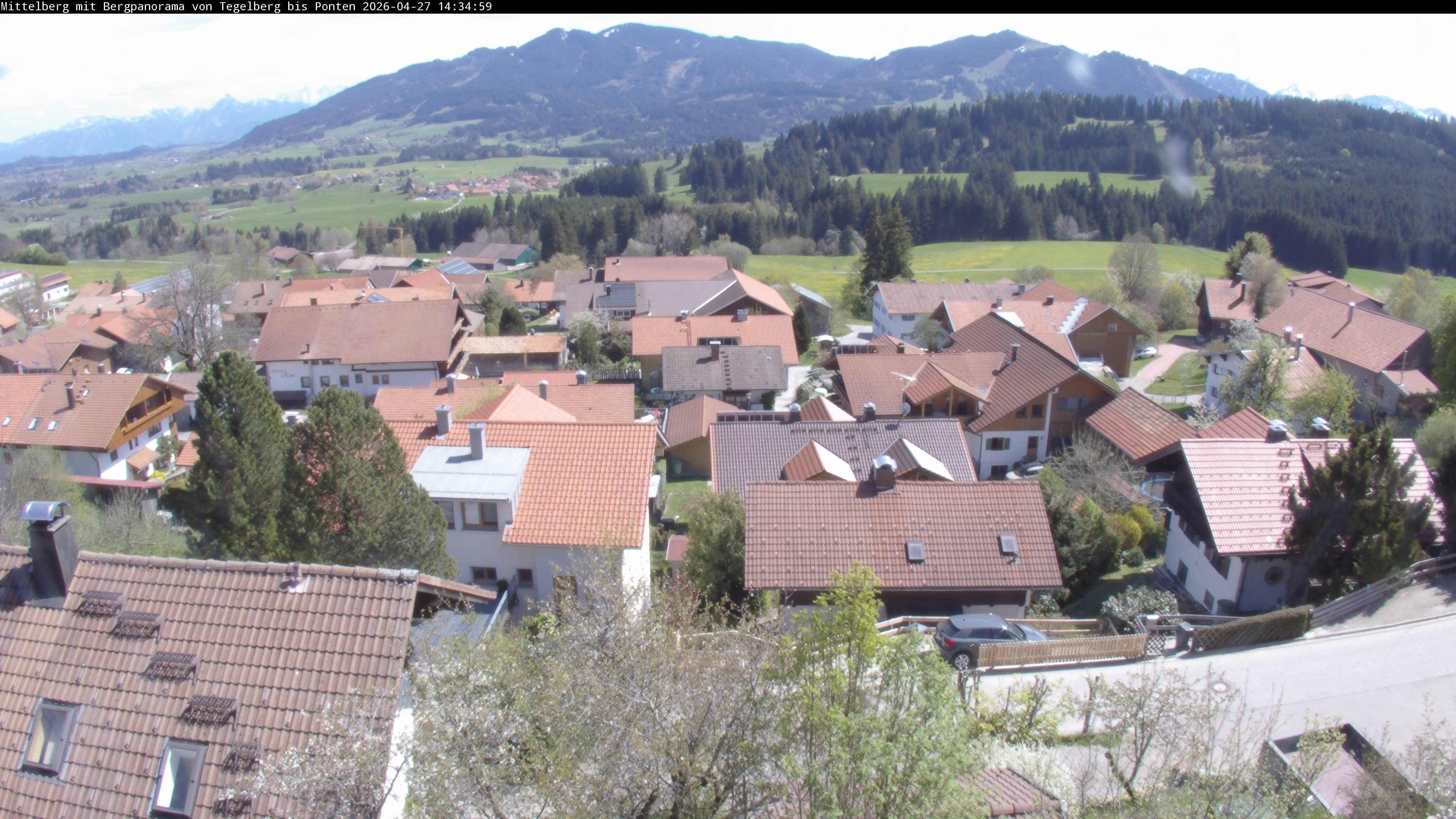 Archiv Foto Webcam Mittelberg: Blick Tegelberg