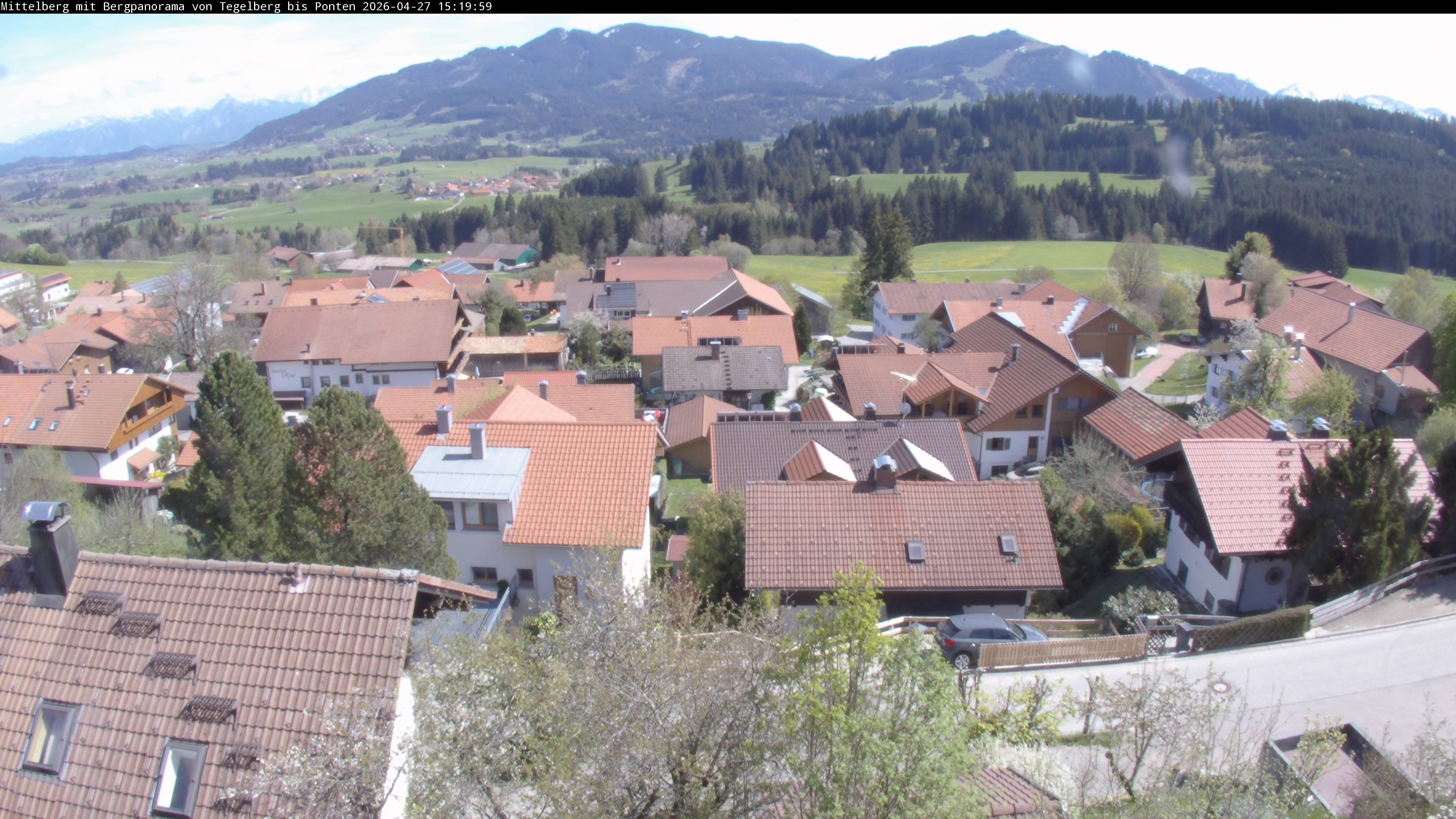 Archiv Foto Webcam Mittelberg: Blick Tegelberg