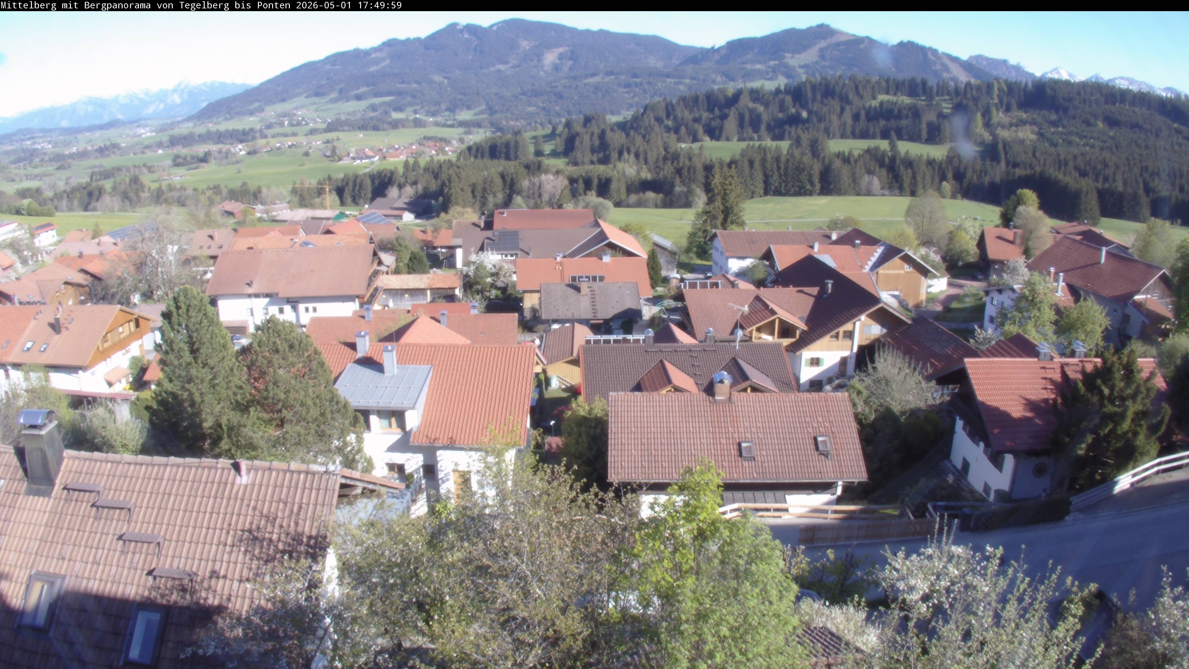 Archiv Foto Webcam Mittelberg: Blick Tegelberg