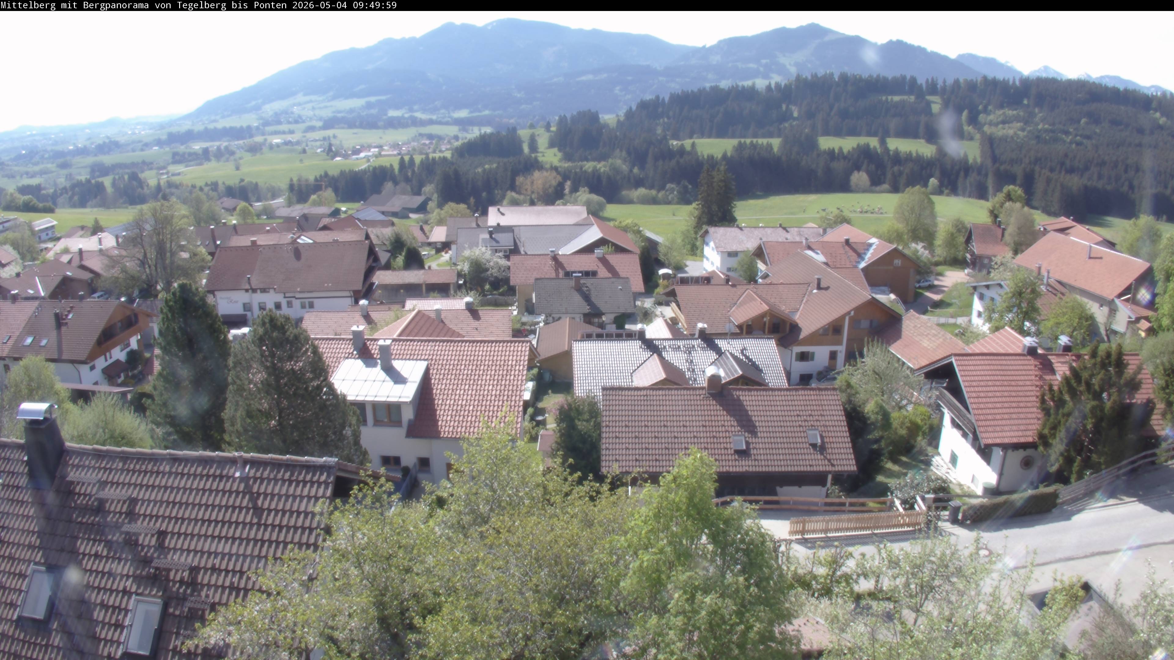 Archiv Foto Webcam Mittelberg: Blick Tegelberg