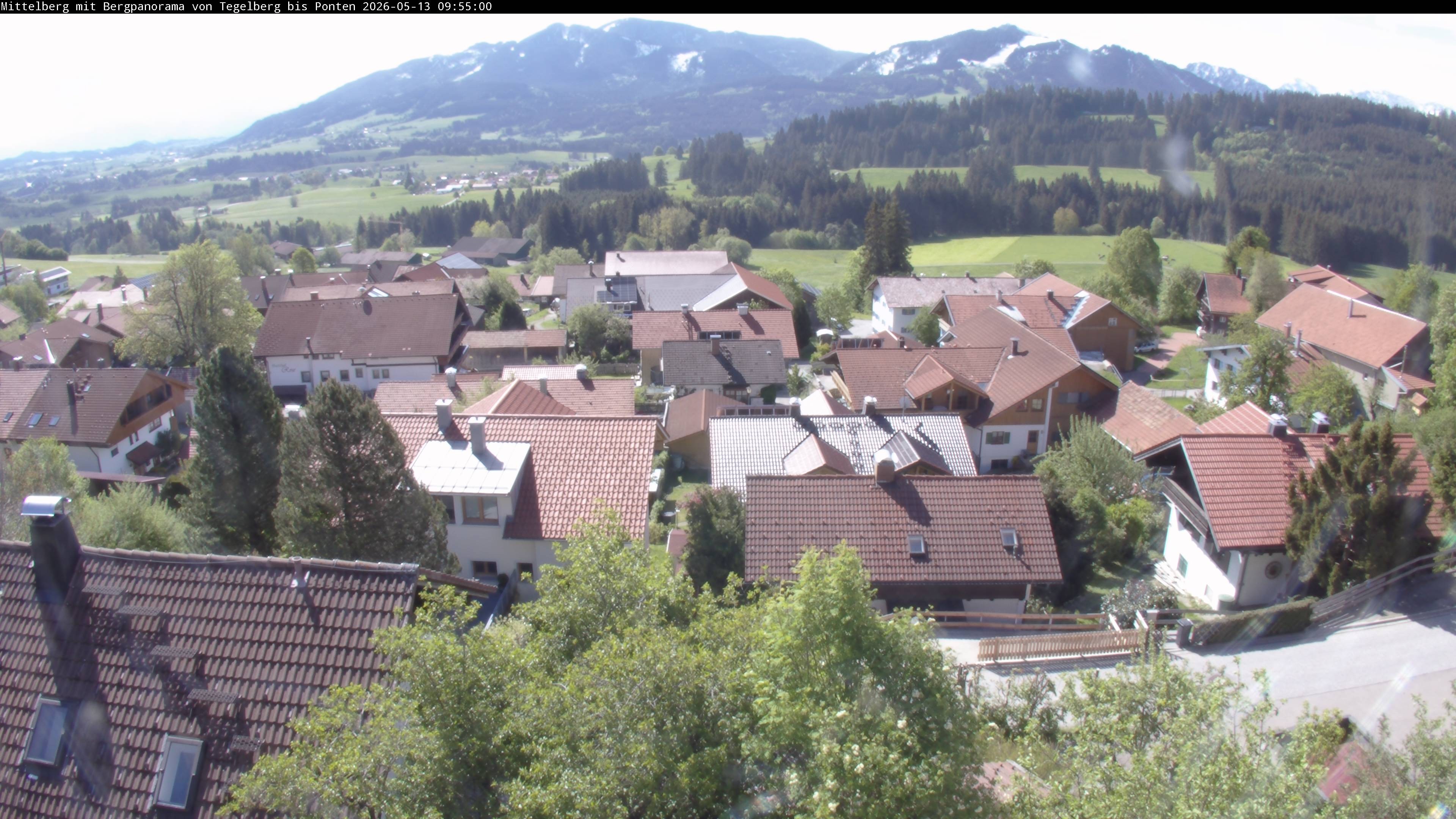 Archiv Foto Webcam Mittelberg: Blick Tegelberg