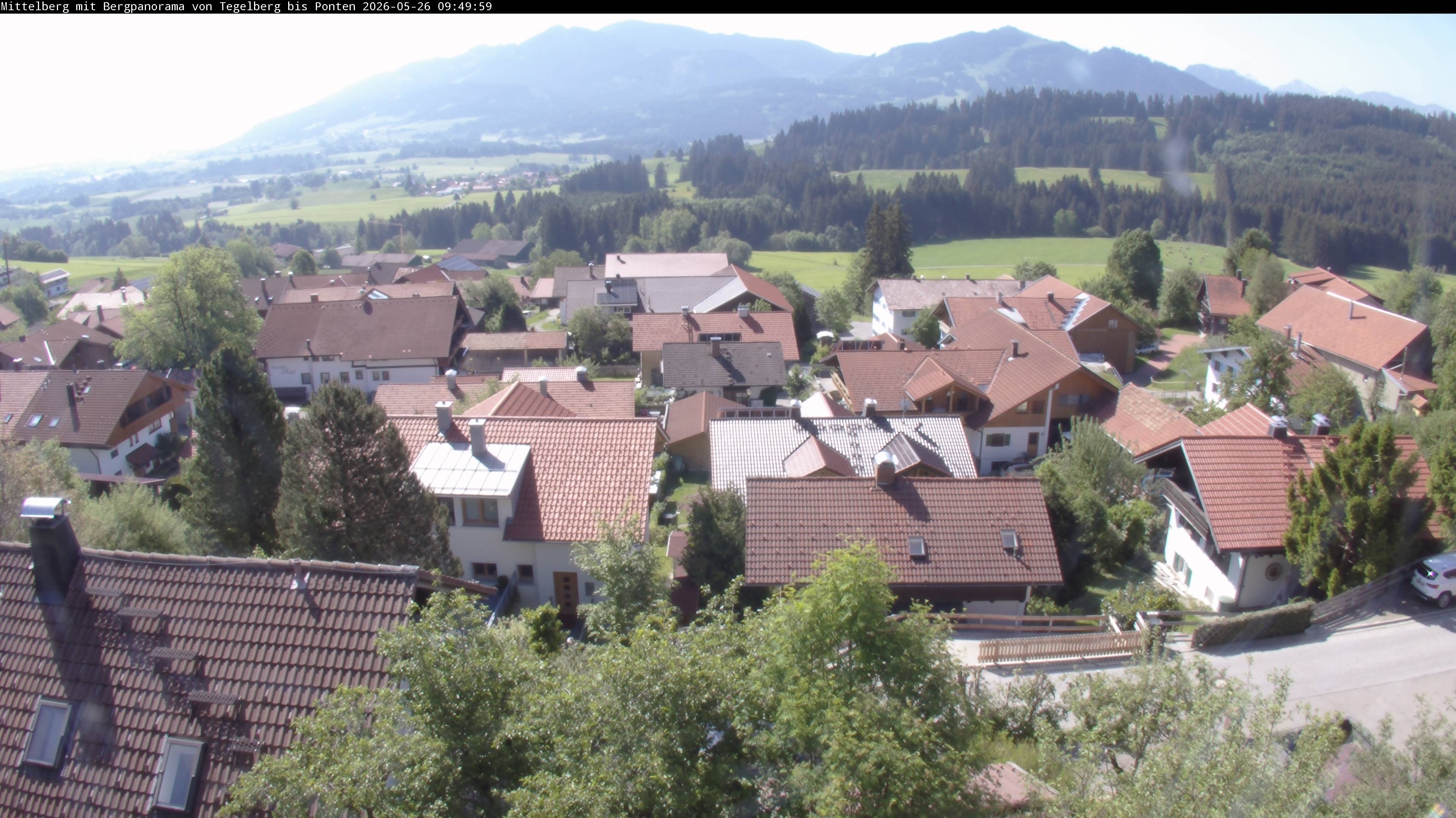 Archiv Foto Webcam Mittelberg: Blick Tegelberg