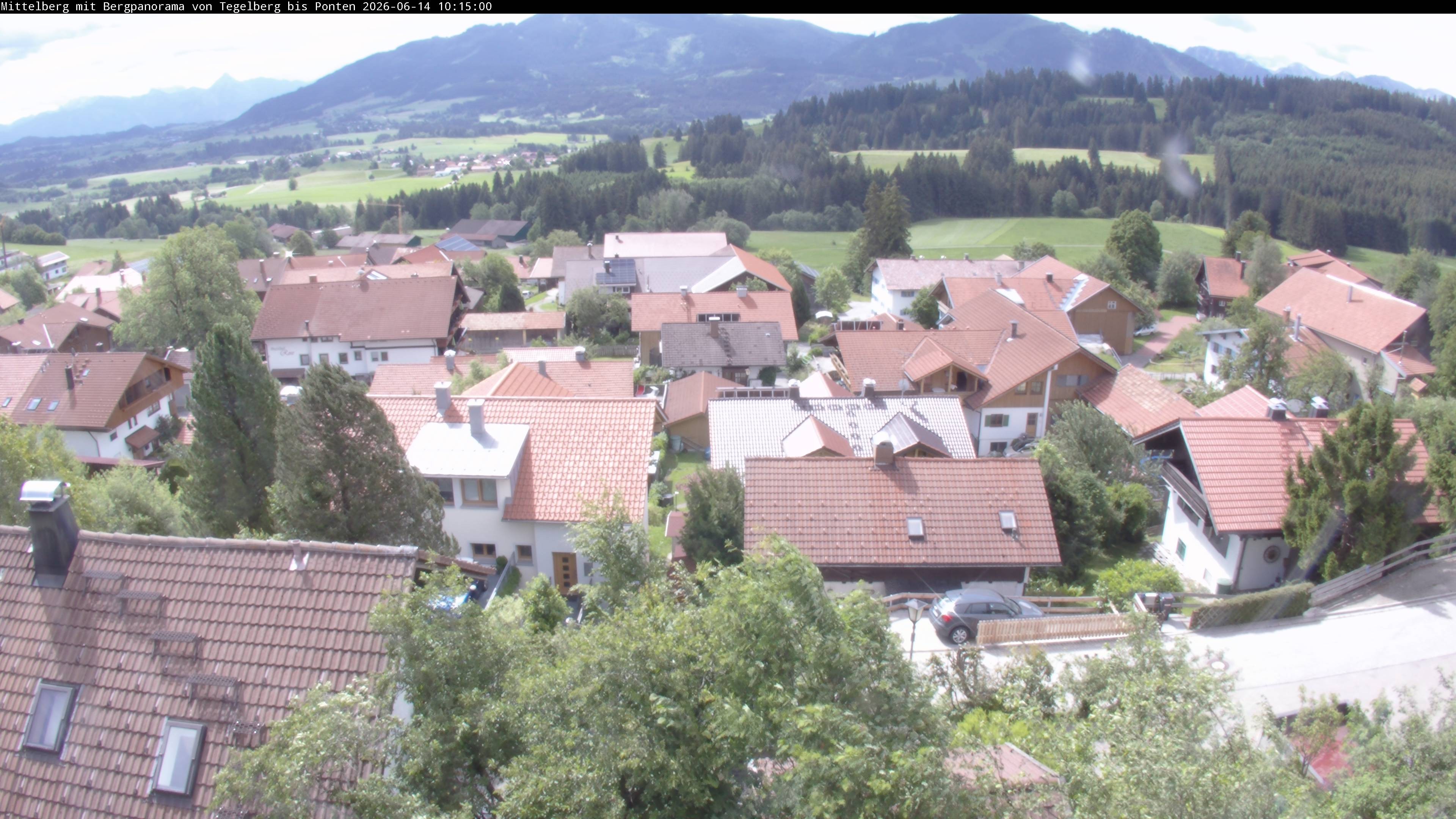 Archiv Foto Webcam Mittelberg: Blick Tegelberg